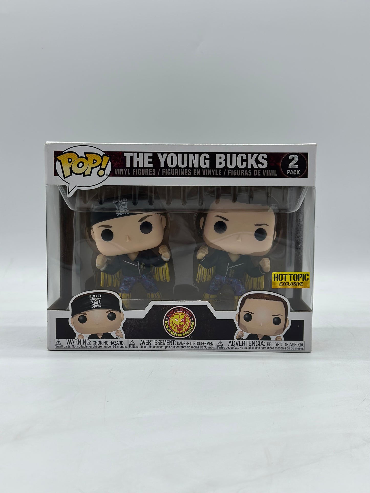 Pop! King Of Sports New Japan Pro-Wrestling The Young Bucks 2 Pack HotTopic Exclusive