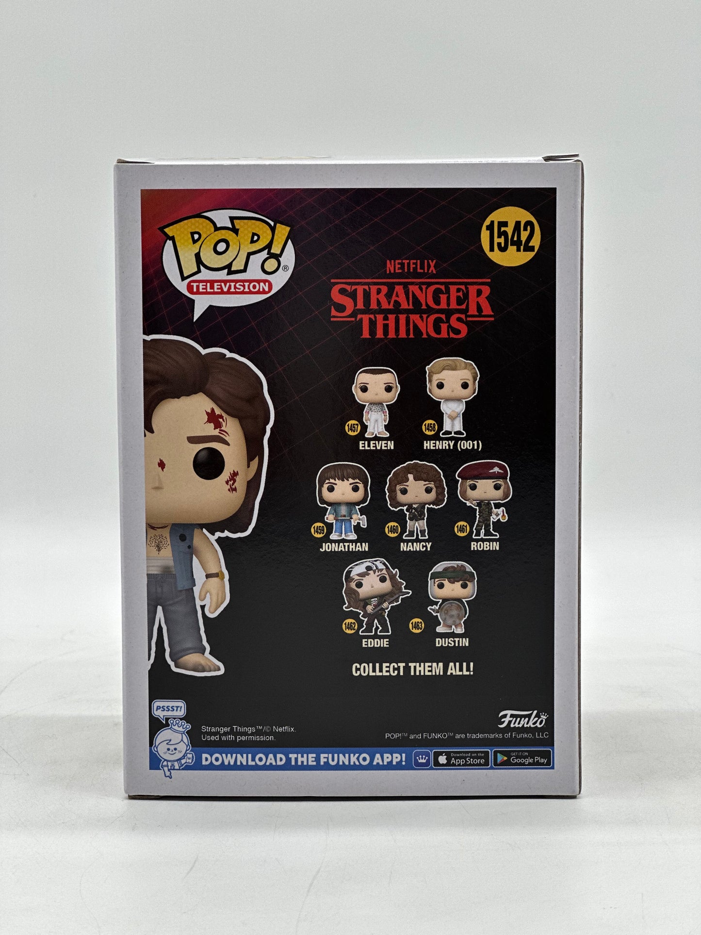 Pop! Television Netflix Stranger Things 1542 Steve HotTopic Exclusive