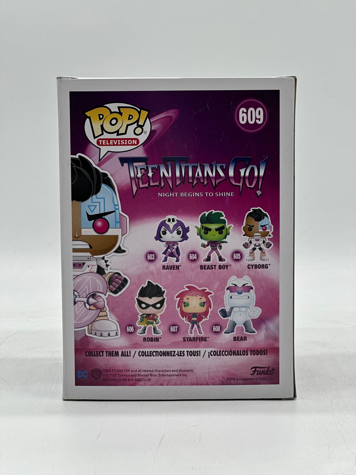 Pop! Television Teen Titans Go! Night Begins To Shine 609 Cyborg Glows In The Dark Only At ToysRUs