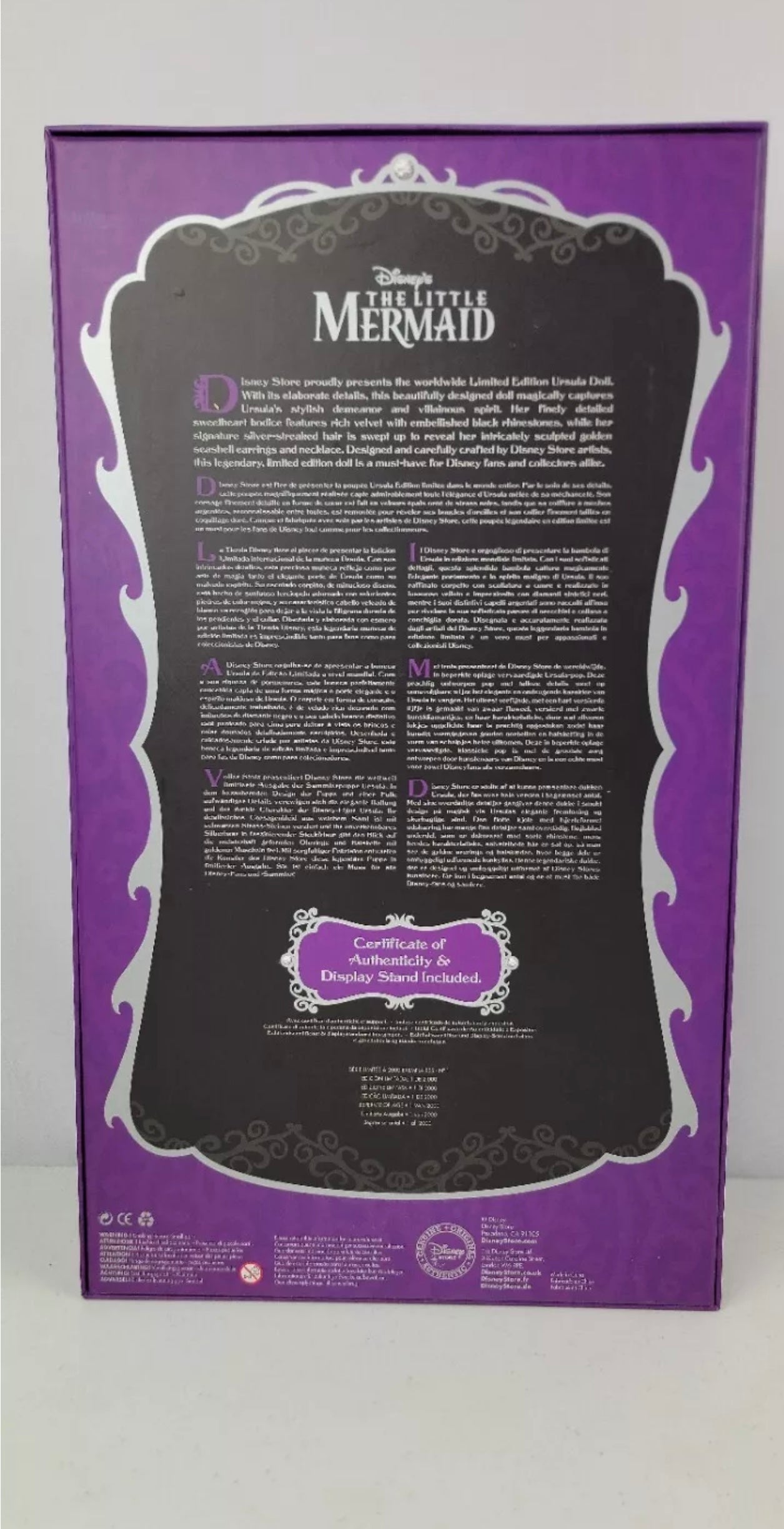 Disney The Little Mermaid Ursula Limited Edition Doll - 1 Of 7200