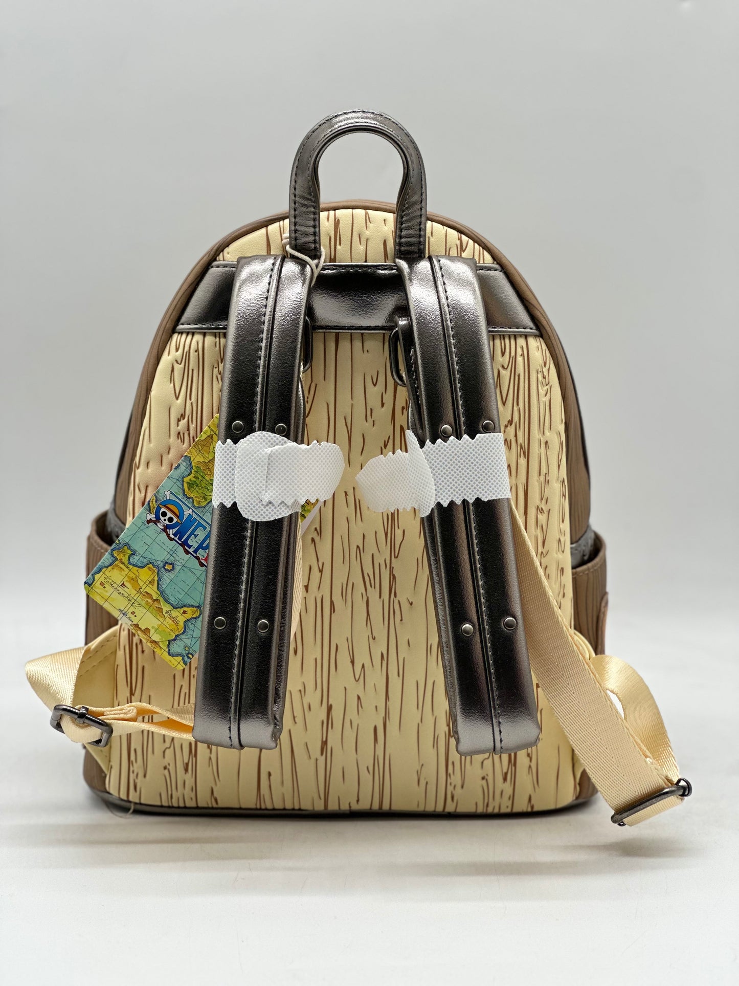 One Piece Group Portrait Wood Grain Mini Backpack