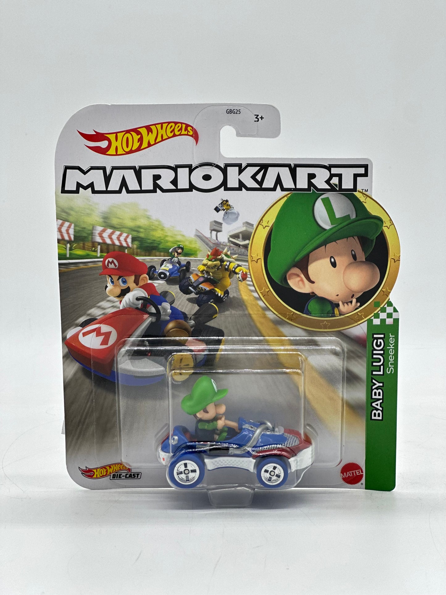 Mario Kart Die-Cast Baby Luigi Sneeker