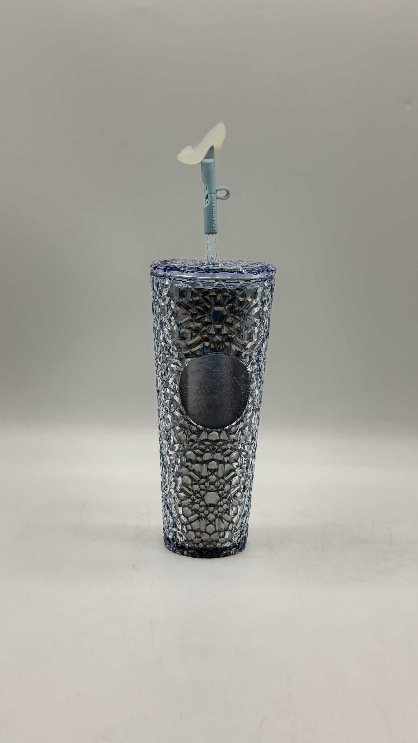Starbucks Disney Cinderella 75TH Anniversary Glass Slipper Straw Tumbler