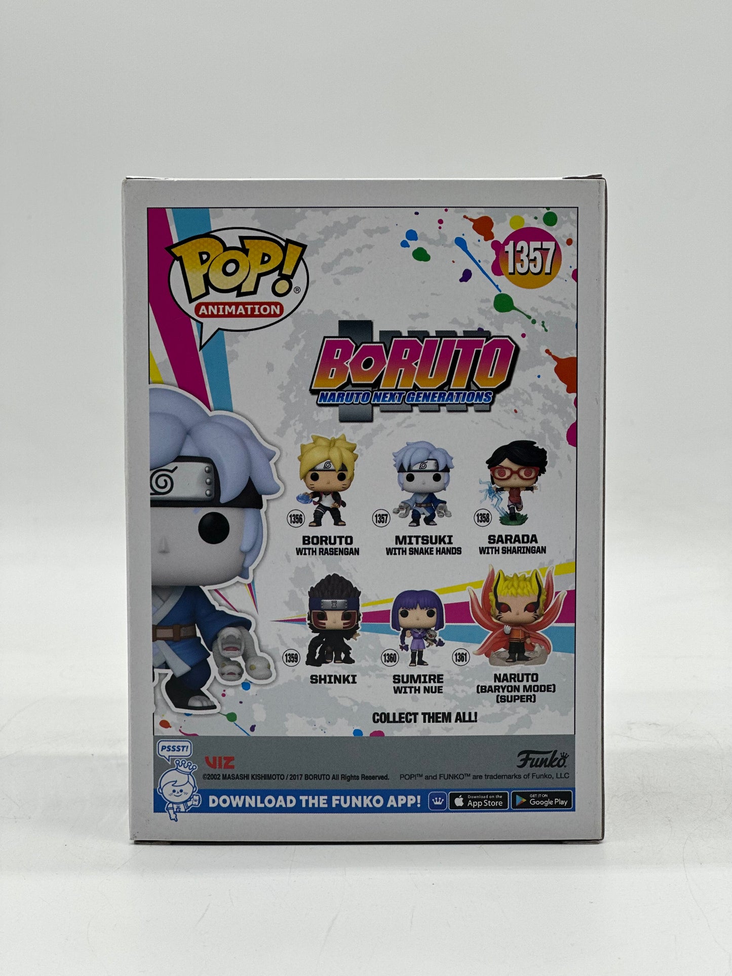 Pop! Animation Boruto Naruto Next Generations 1357 Mitsuki With Snake Hands