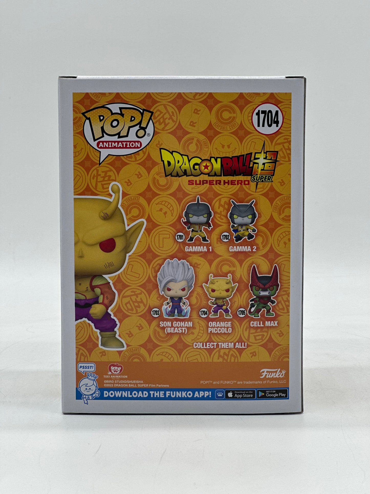 Pop! Animation Dragon Ball Z Super Super Hero 1704 Orange Piccolo