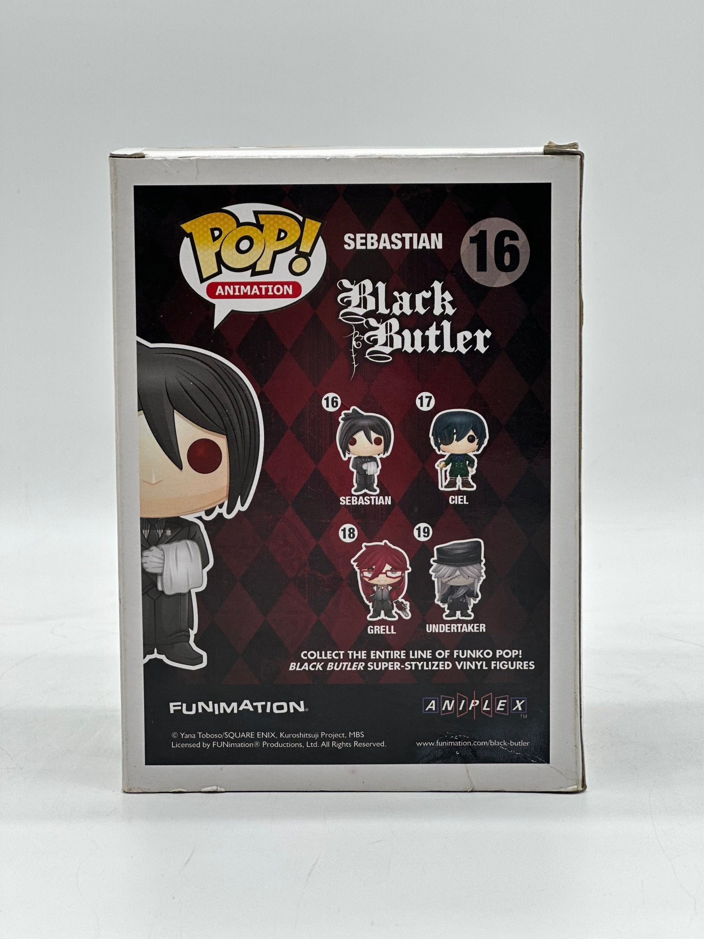 Pop! Animation Black Butler 16 Sebastian HotTopic Exclusive Pre-Release