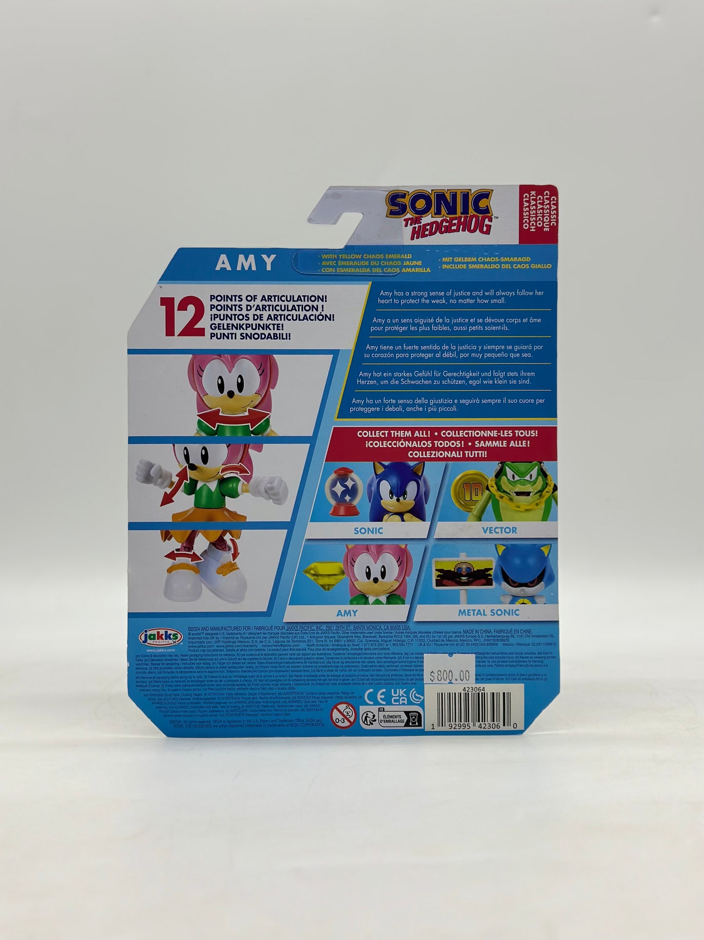 Sonic The Hedgehog Classic Amy