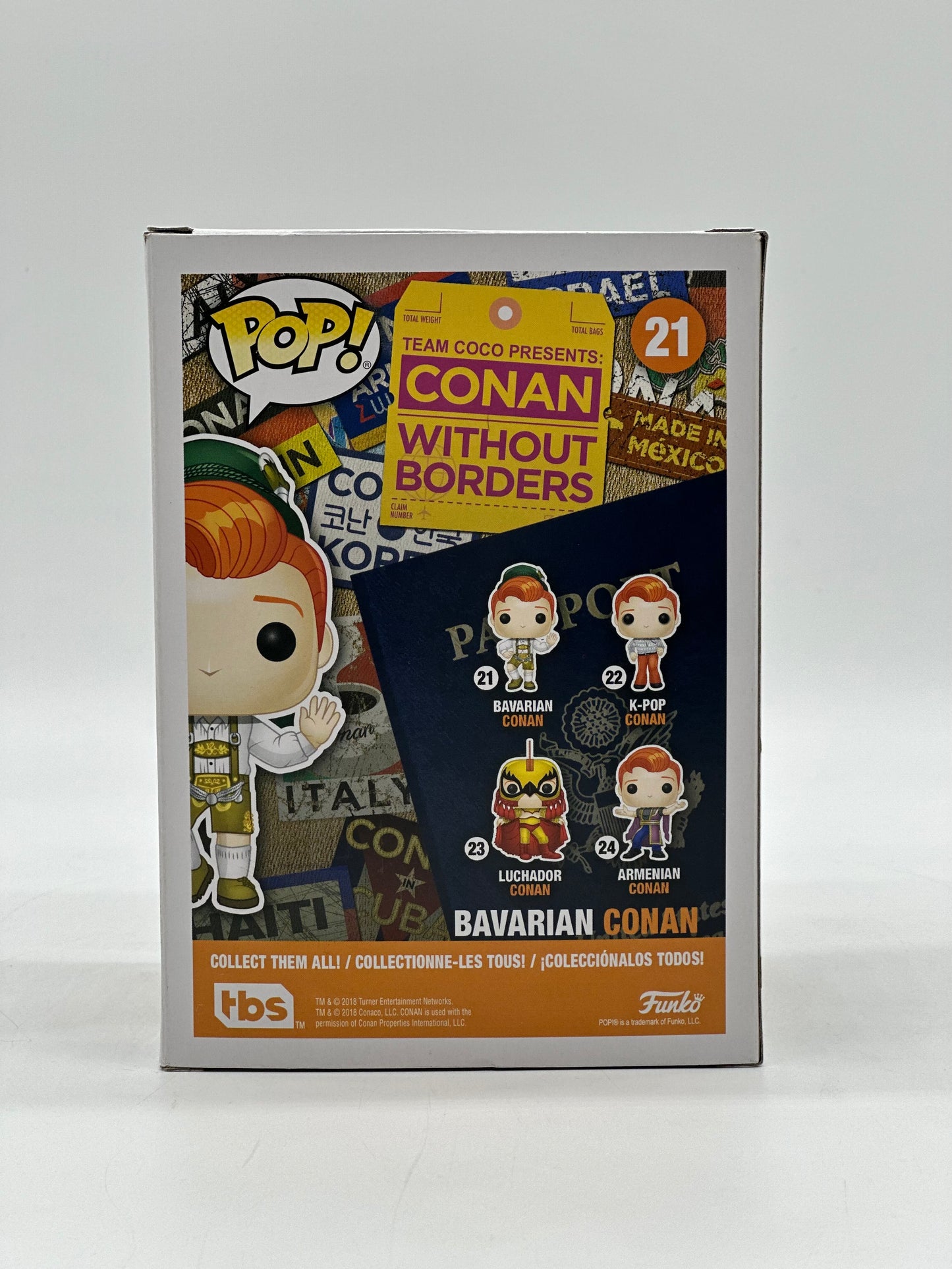 Pop! Conan 21 Team Coco Presents: Conan Without Borders Conan O’Brien tbs Only GameStop