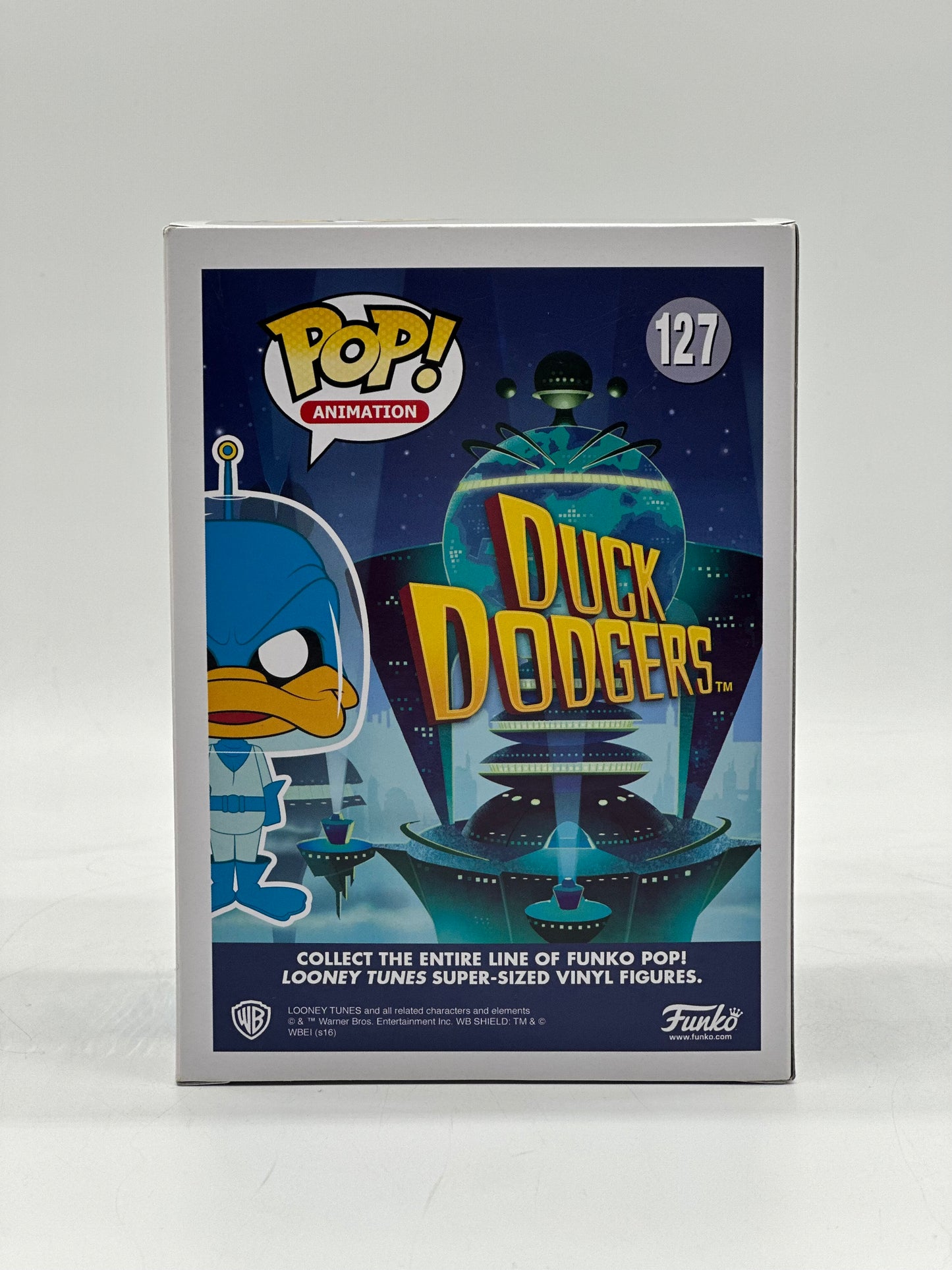 Pop! Animation Duck Dodgers 127 Duck Dodgers Glows In The Dark Funko Shop Exclusive