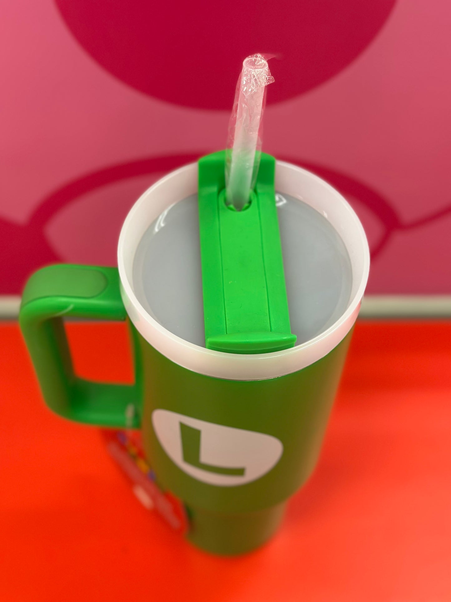 Nintendo Official Luigi Stainless Steel Tumbler With Handle