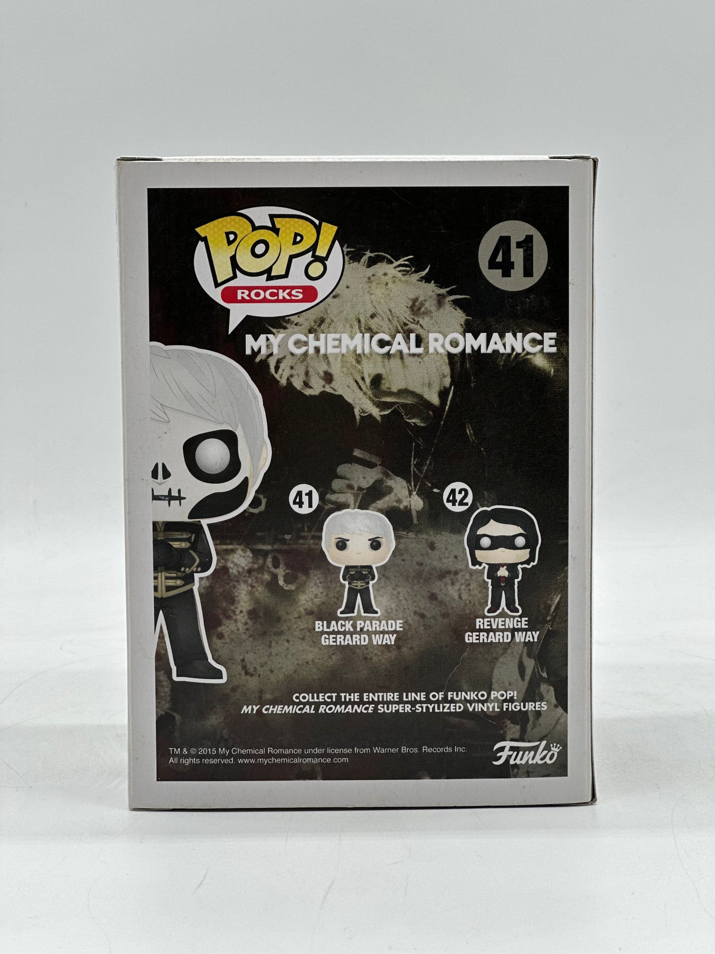 Pop! Rocks MCR My Chemical Romance 41 Skeleton Gerard Way HotTopic Exclusive