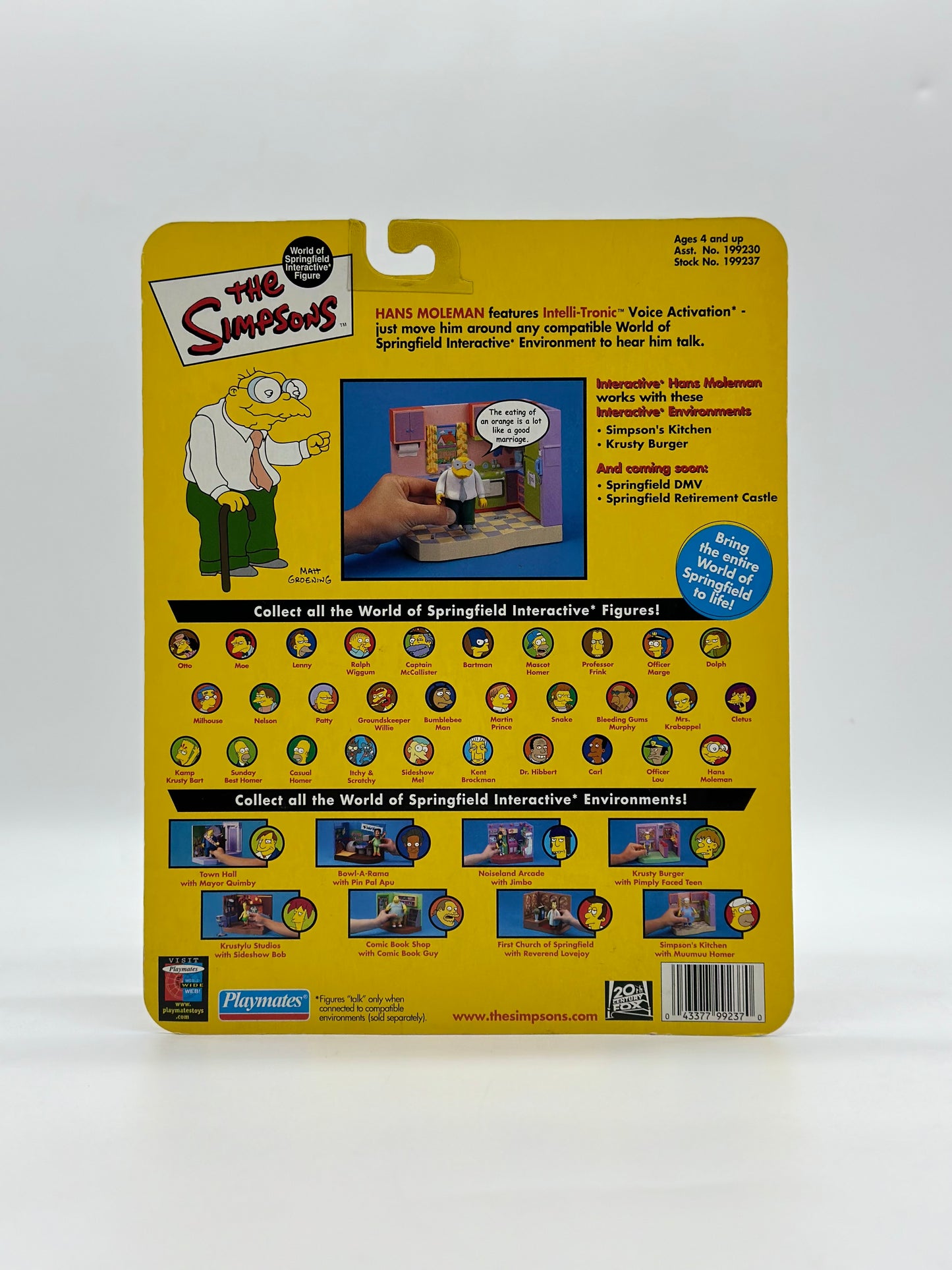 The Simpsons World Of Springfield Interactive Figure Hans Moleman