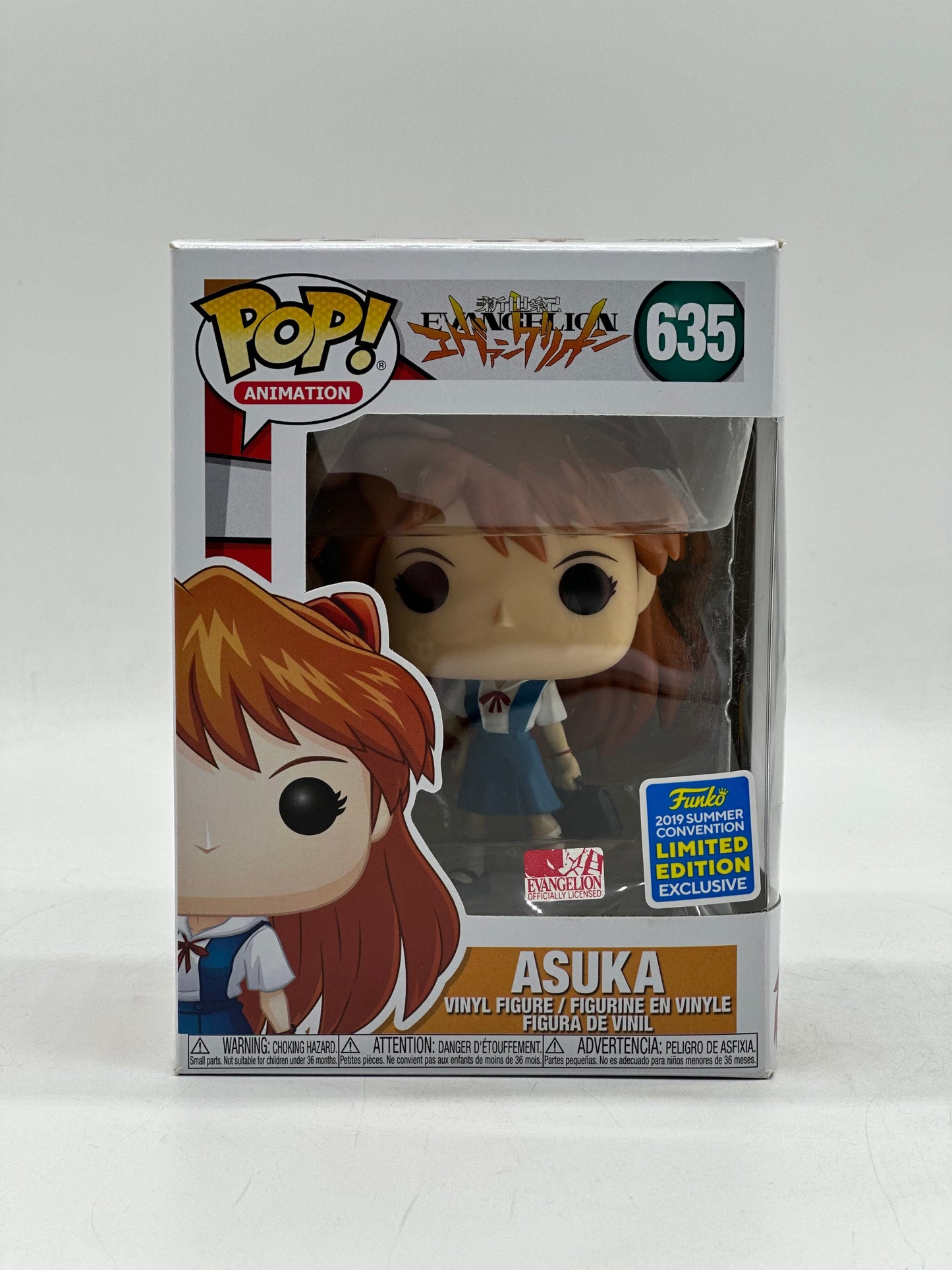 Pop! Animation Evangelion 635 Asuka 2019 Summer Convention Limited Edition Exclusive