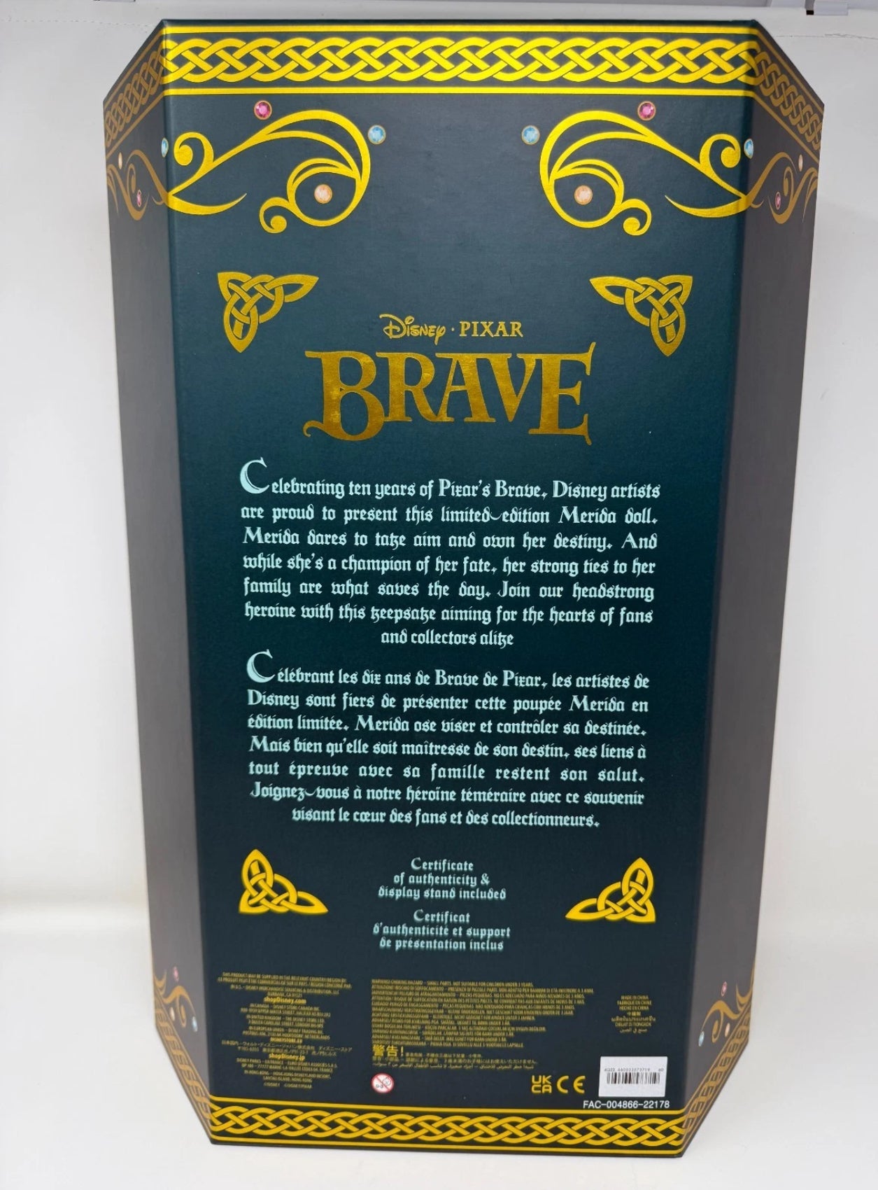 Disney Pixar Brave Merida Limited Edition Doll - 1 Of 4900