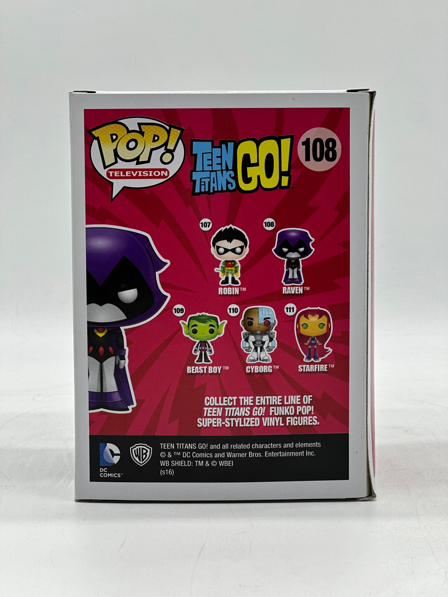 Pop! Television Teen Titans Go! 108 Raven (Red) Only At ToysRUs