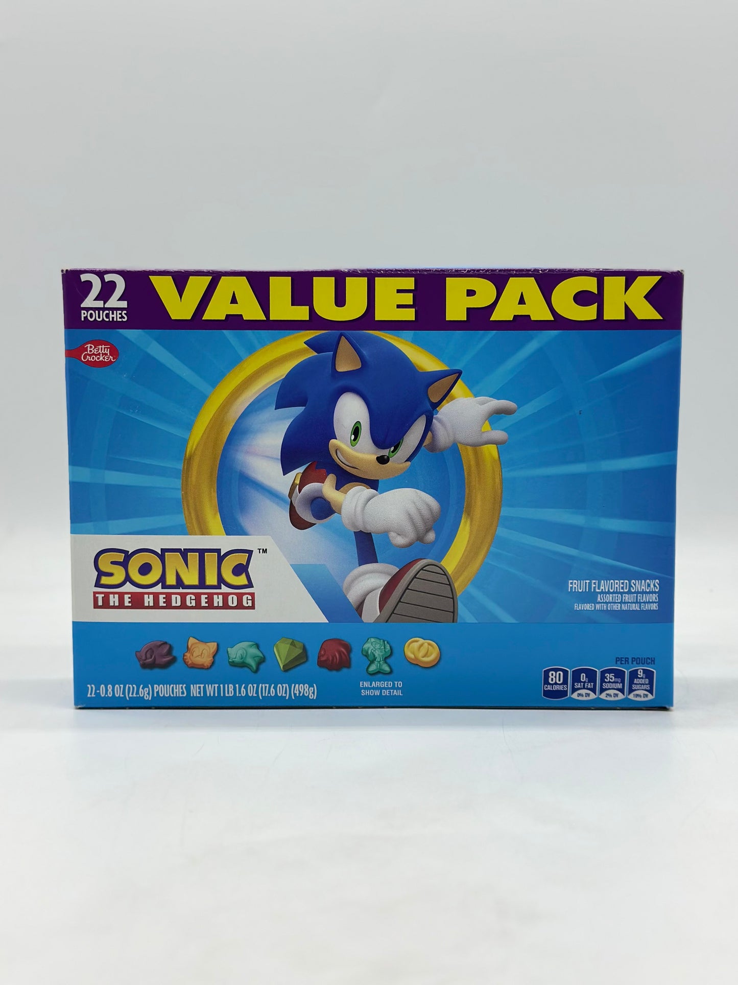 Sonic The Hedgehog Fruit Flavored Snacks