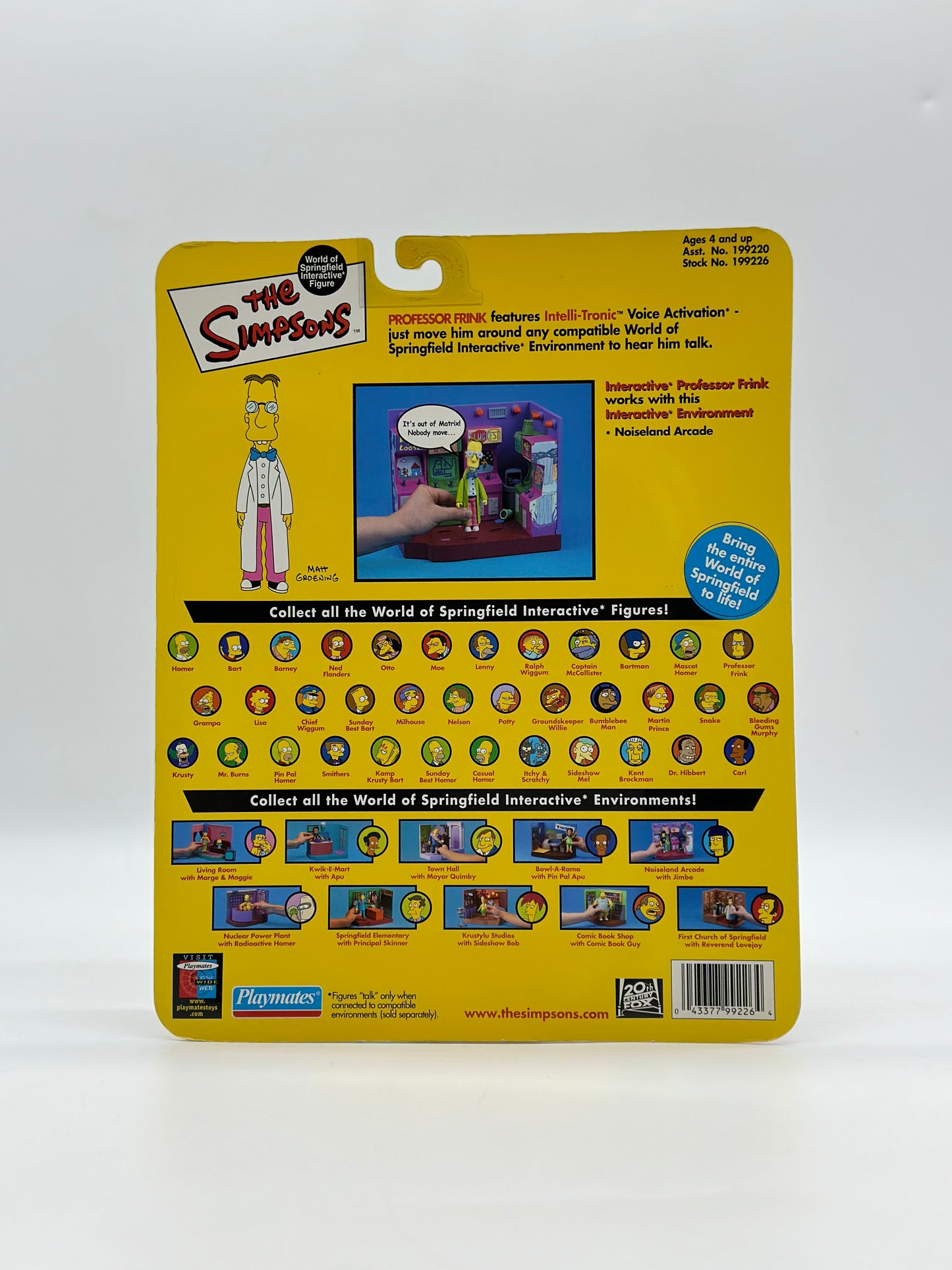 The Simpsons World Of Springfield Interactive Figure Professor Frink