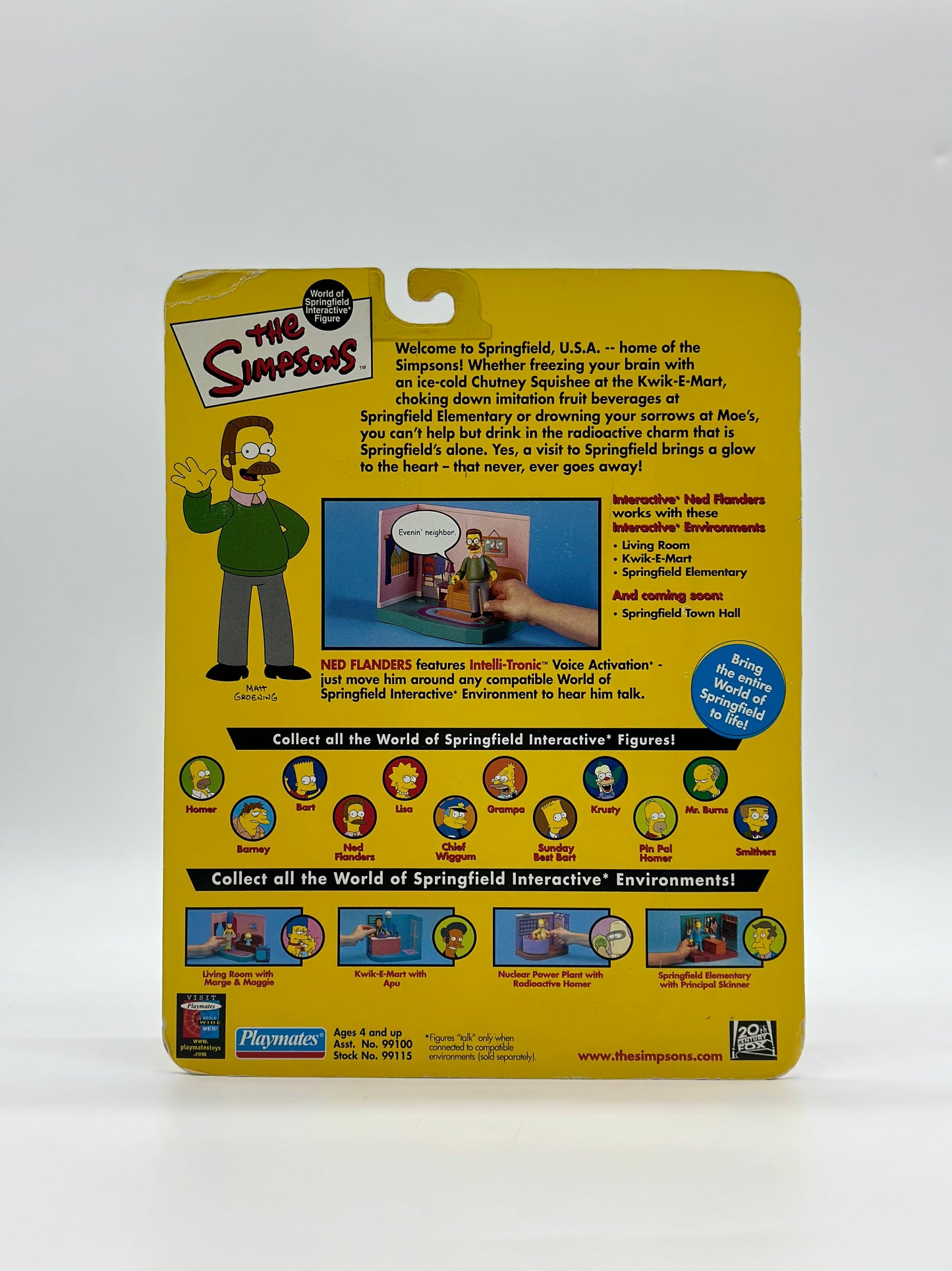 The Simpsons World Of Springfield Interactive Figure Ned Flanders