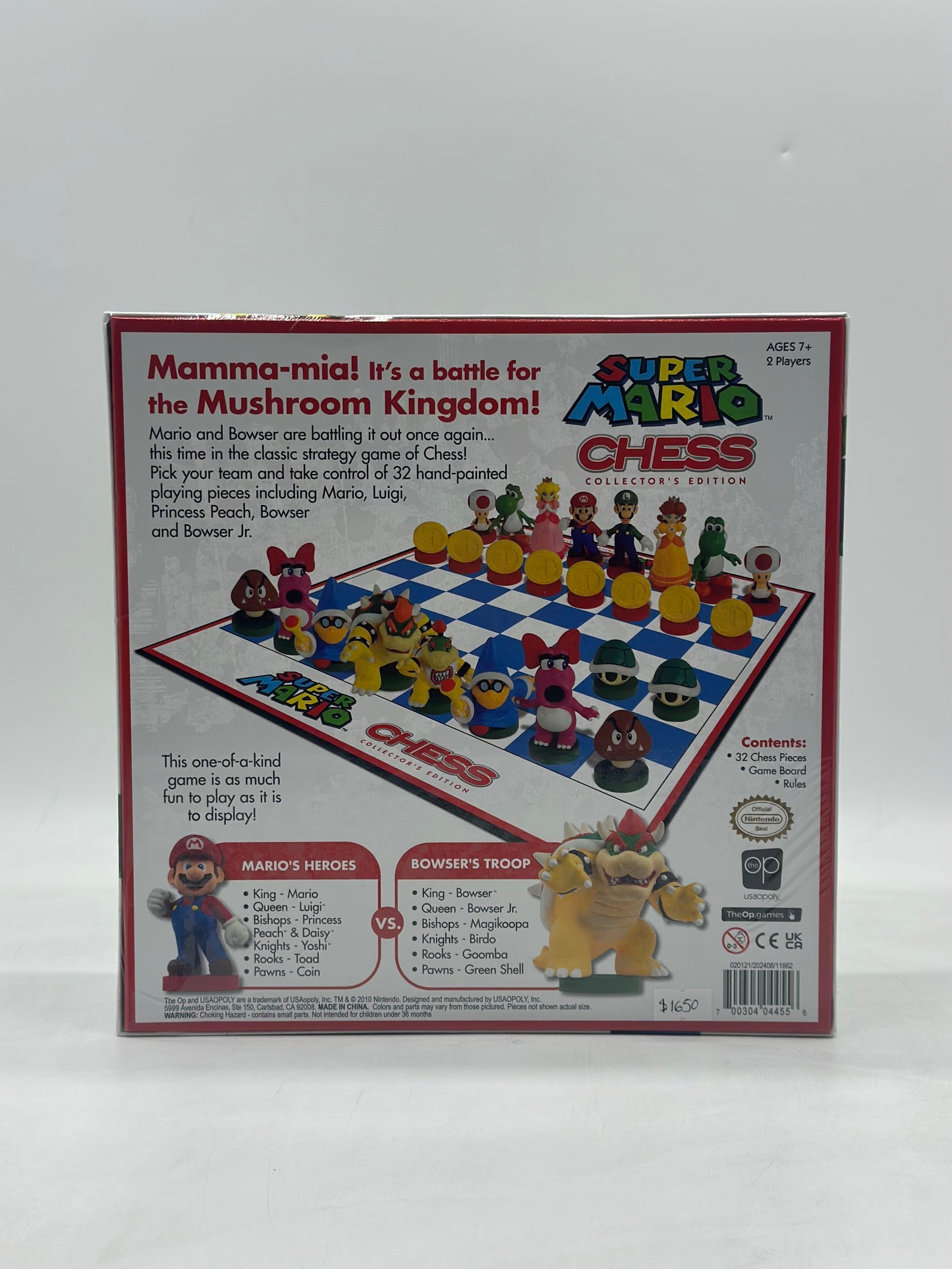 Super Mario Chess Collector’s Edition Board Game