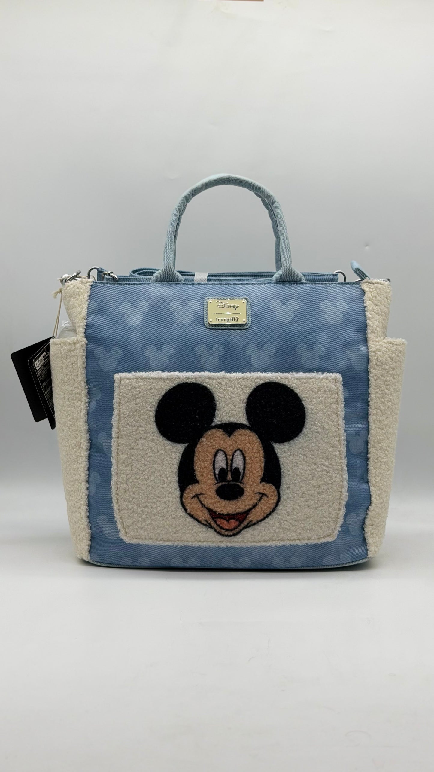 Disney Mickey Mouse Sherpa Convertible Tote Bag