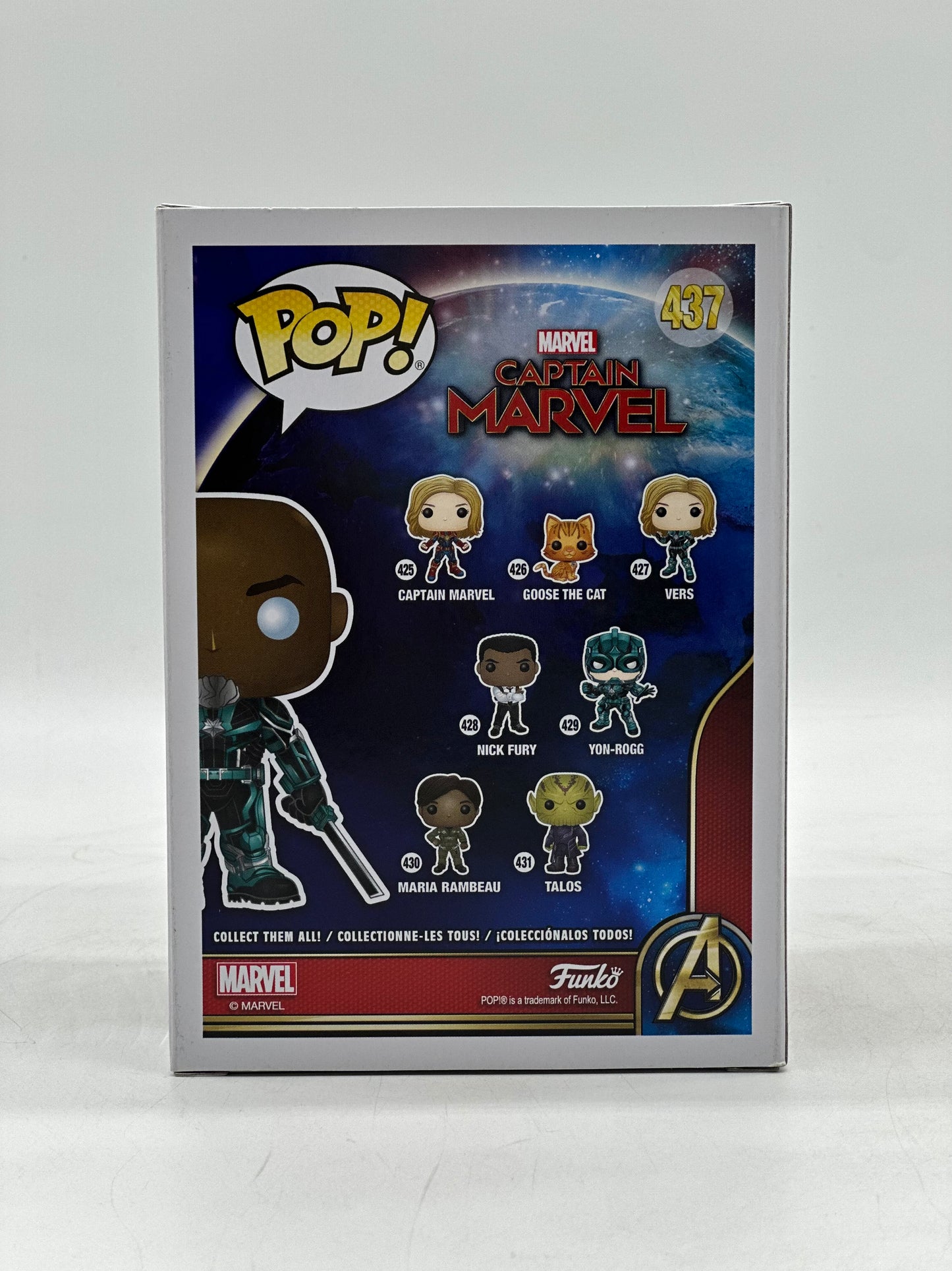 Pop! Marvel Captain Marvel 437 Korath Emerald City Comic Con 2019 Exclusive Limited Edition