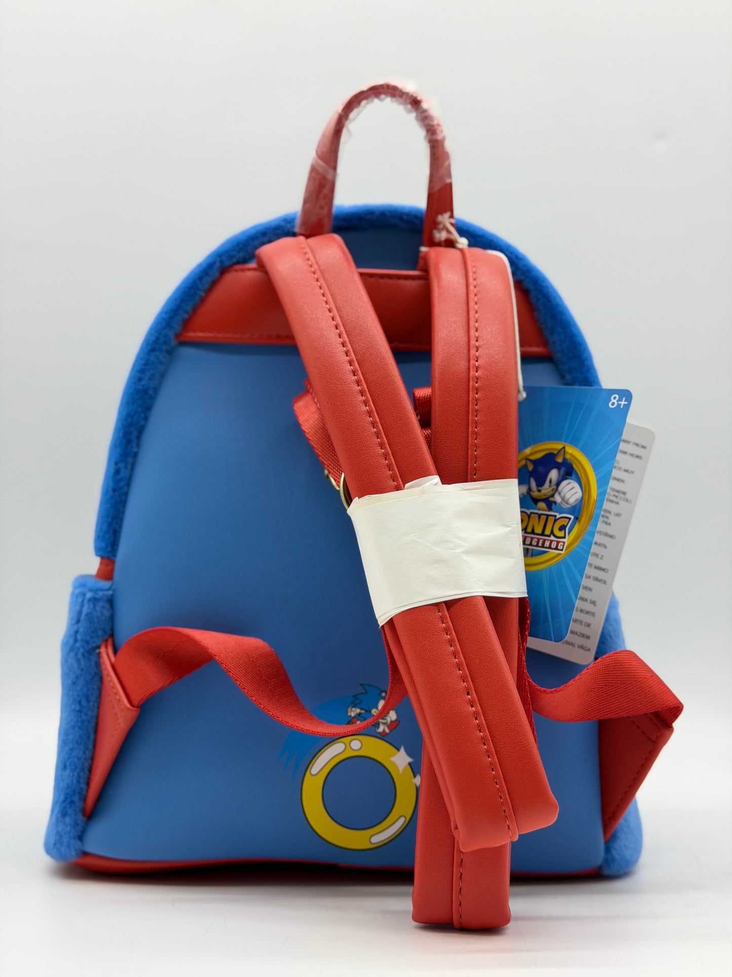 Sonic The Hedgehog Figural Blue Backpack