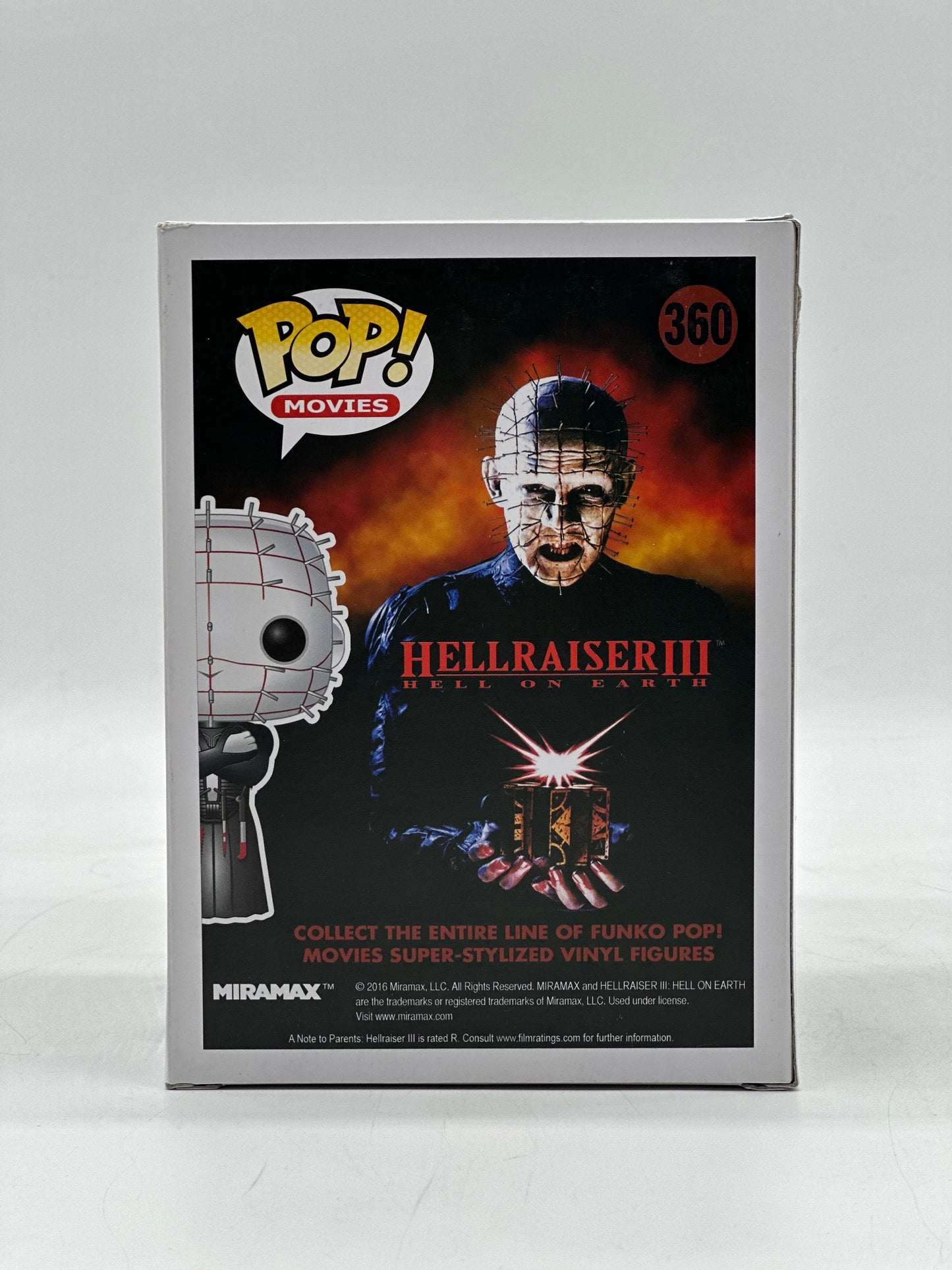 Pop! Movies Hellraiser III Hell On Earth 360 Pinhead Glows In The Dark HotTopic Exclusive