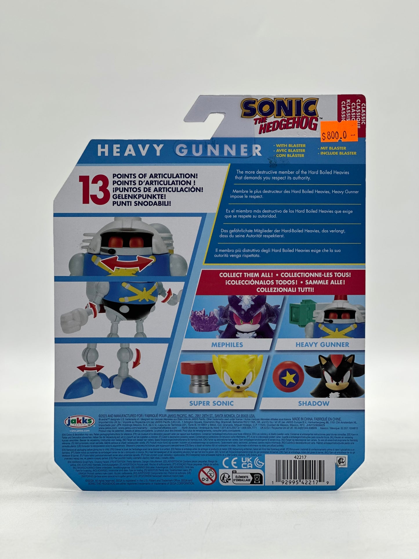 Sonic The Hedgehog Heavy Gunner Classic