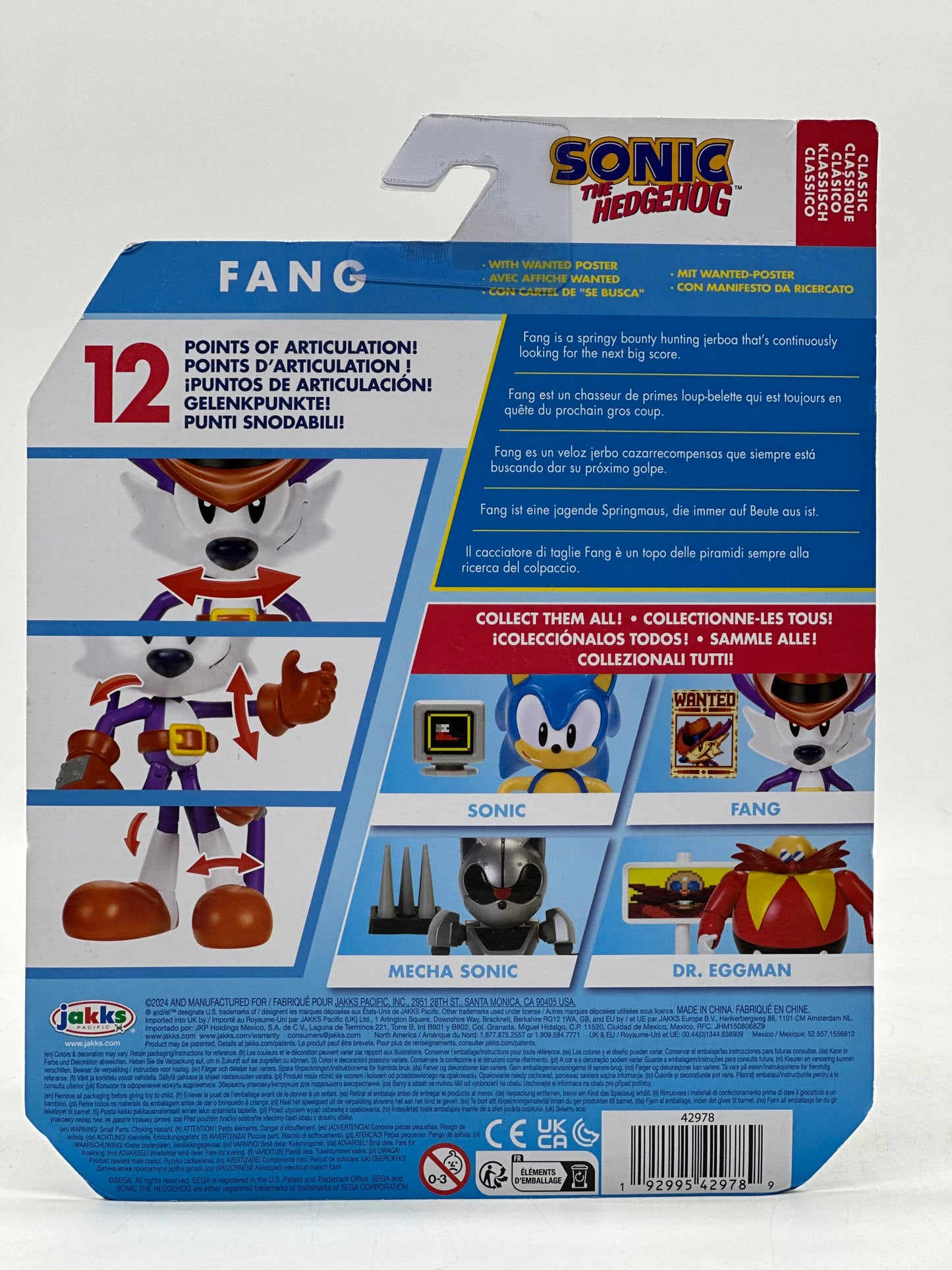 Sonic The Hedgehog Classic Fang