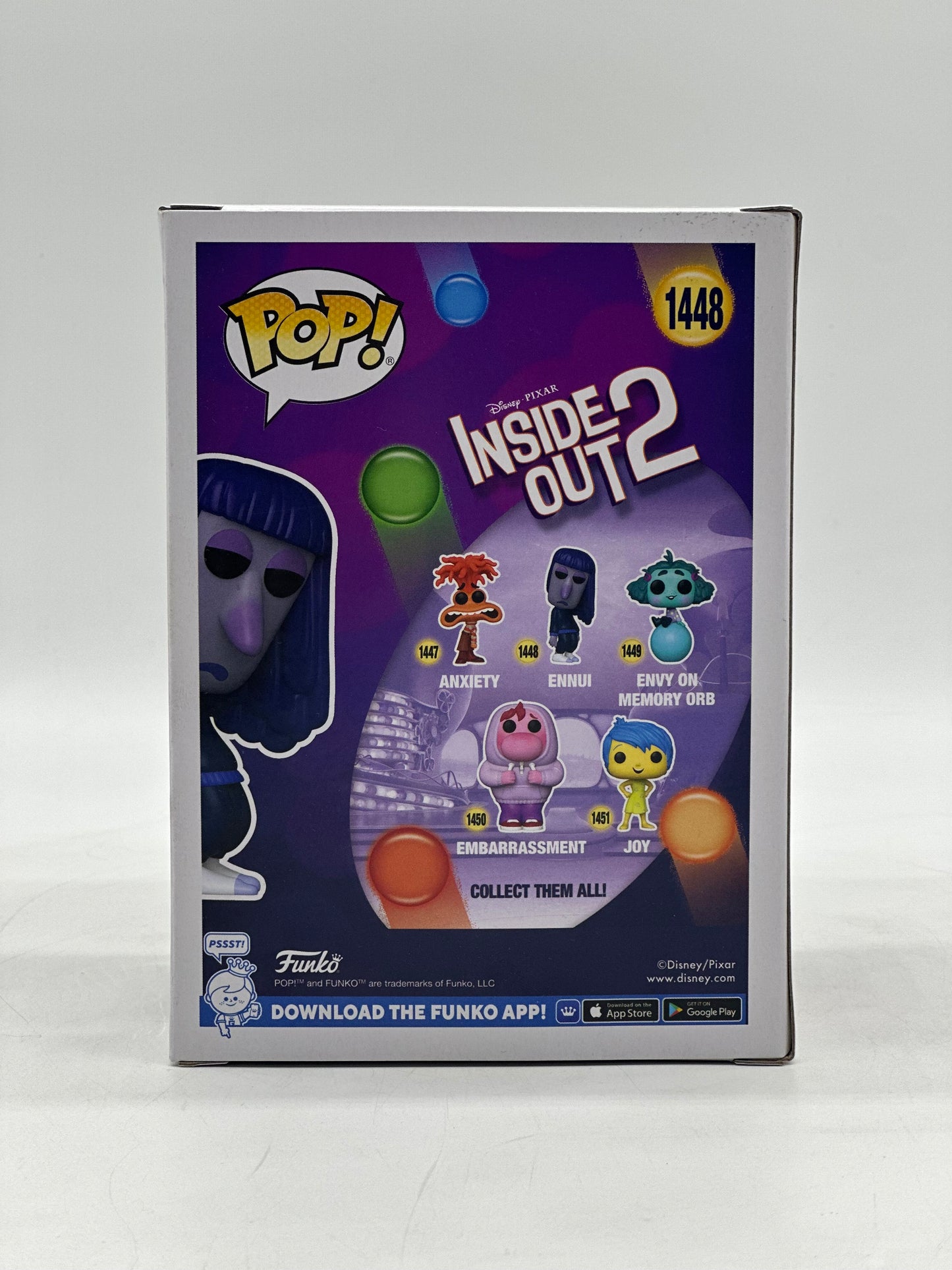 Pop! Disney Pixar Inside Out 2 1448 Ennui