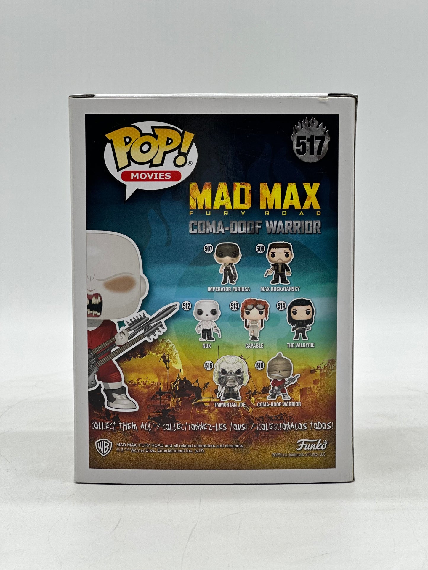 Pop! Movies Mad Max Fury Road 517 Coma-Doof Warrior Only At Target