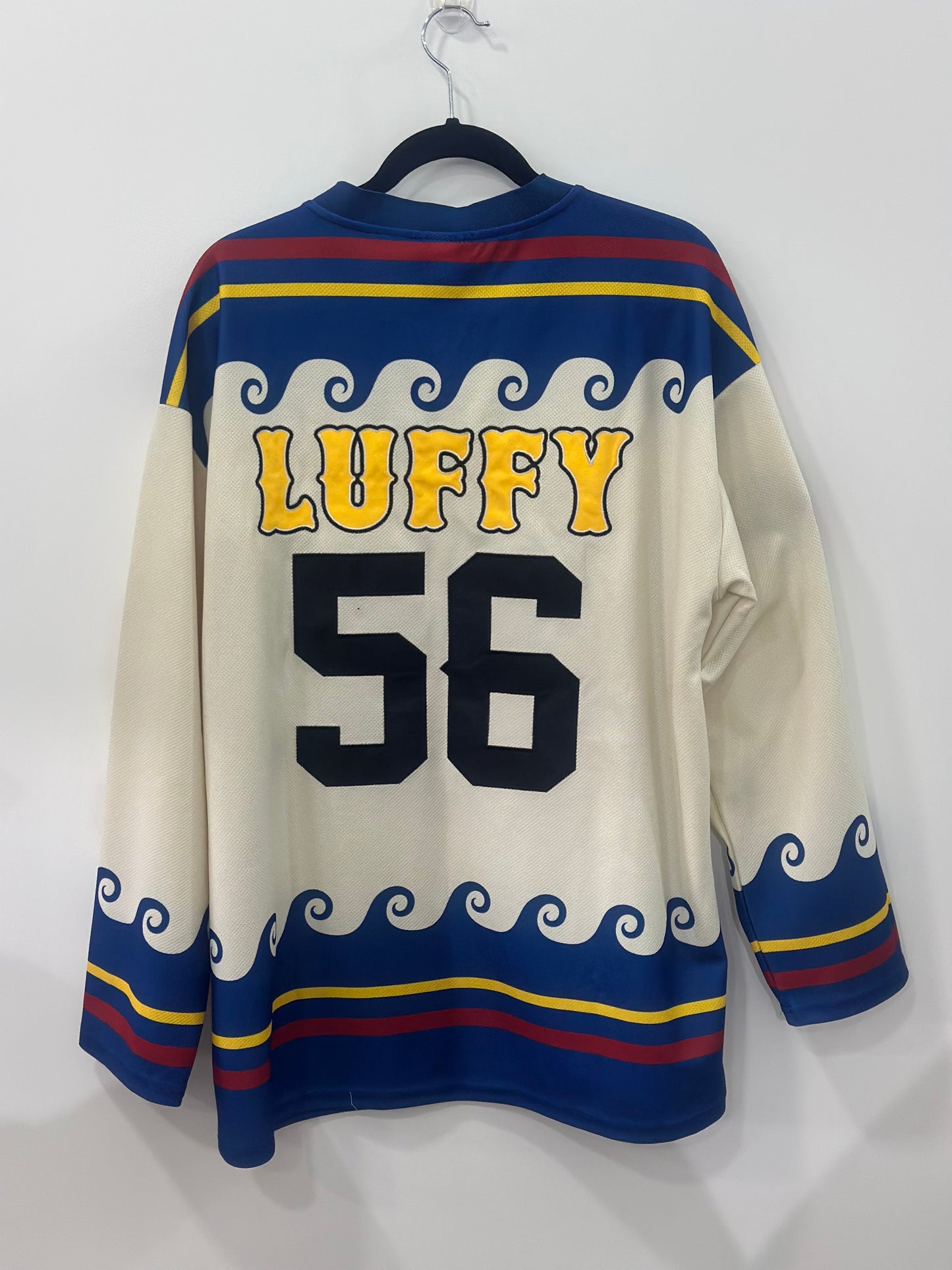 One Piece Straw Hat Crew Hockey Jersey Small