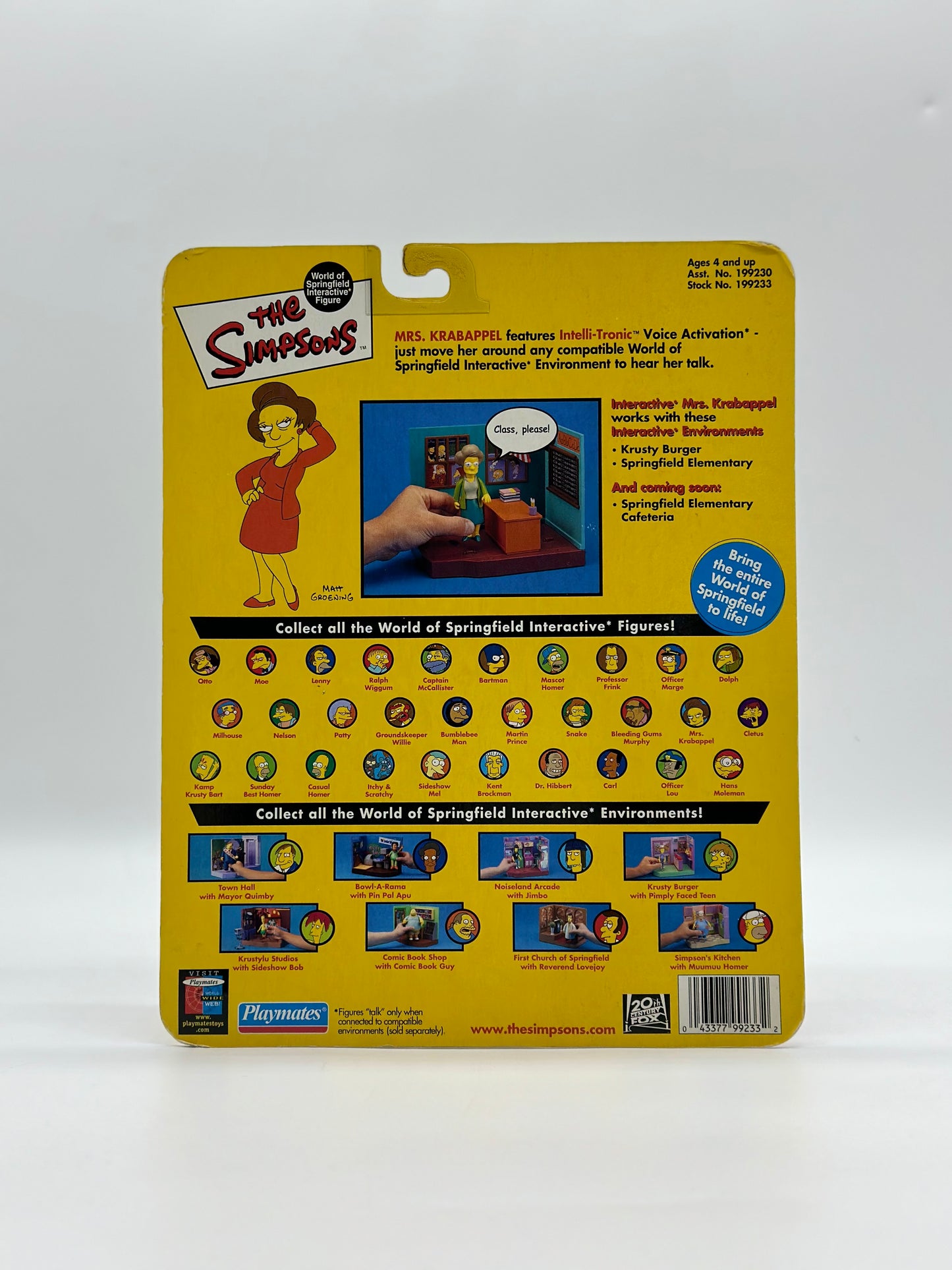 The Simpsons World Of Springfield Interactive Figure Edna Krabappel