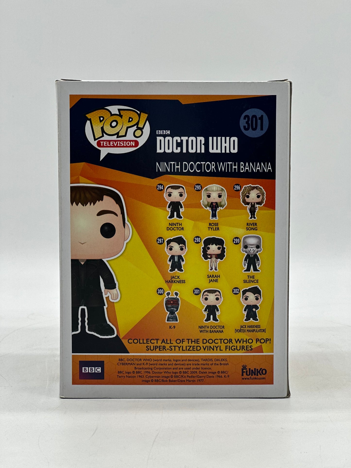 Pop! Television BBC Doctor Who 301 Ninth Doctor With Banana HotTopic Exclusive