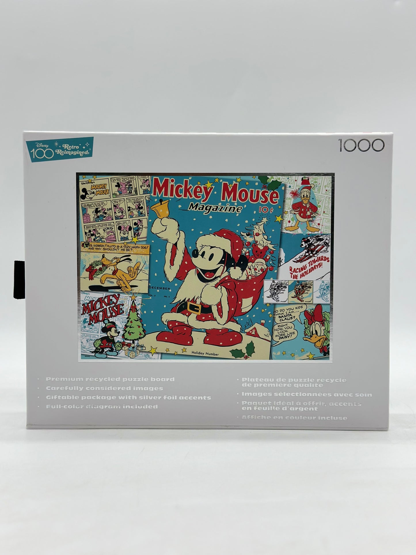Mickey Mouse Magazine Disney 100 Retro Reimagined Silver Select 1000 PCs Puzzle