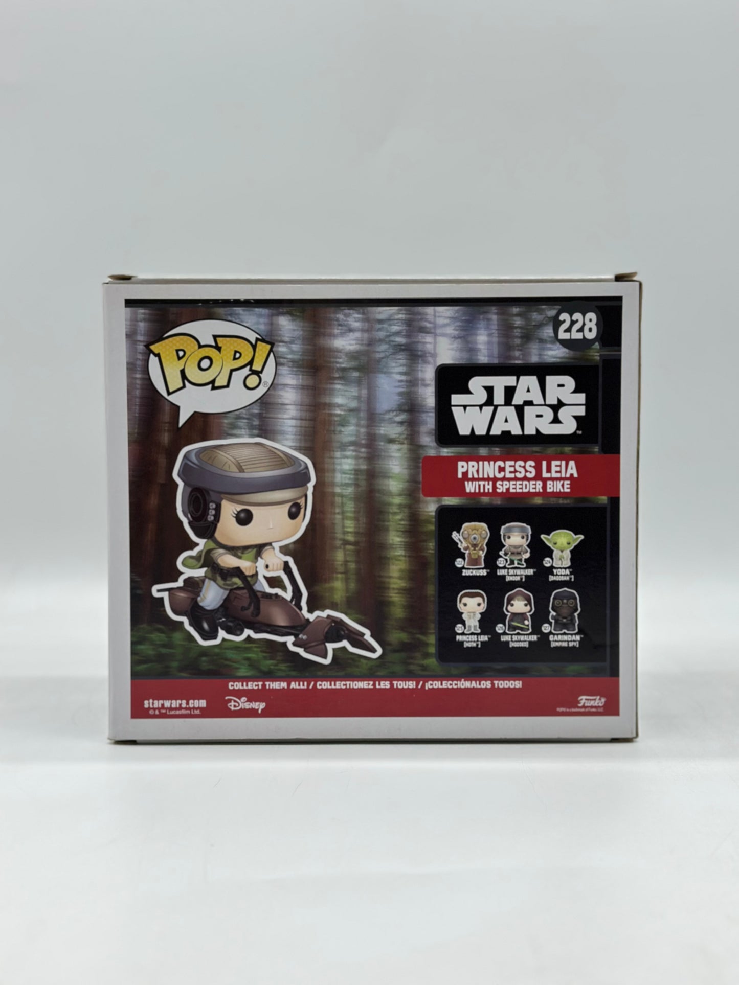 Pop! Star Wars 228 Princess Leia With Speeder Bike 40 Star Wars 6’Inch
