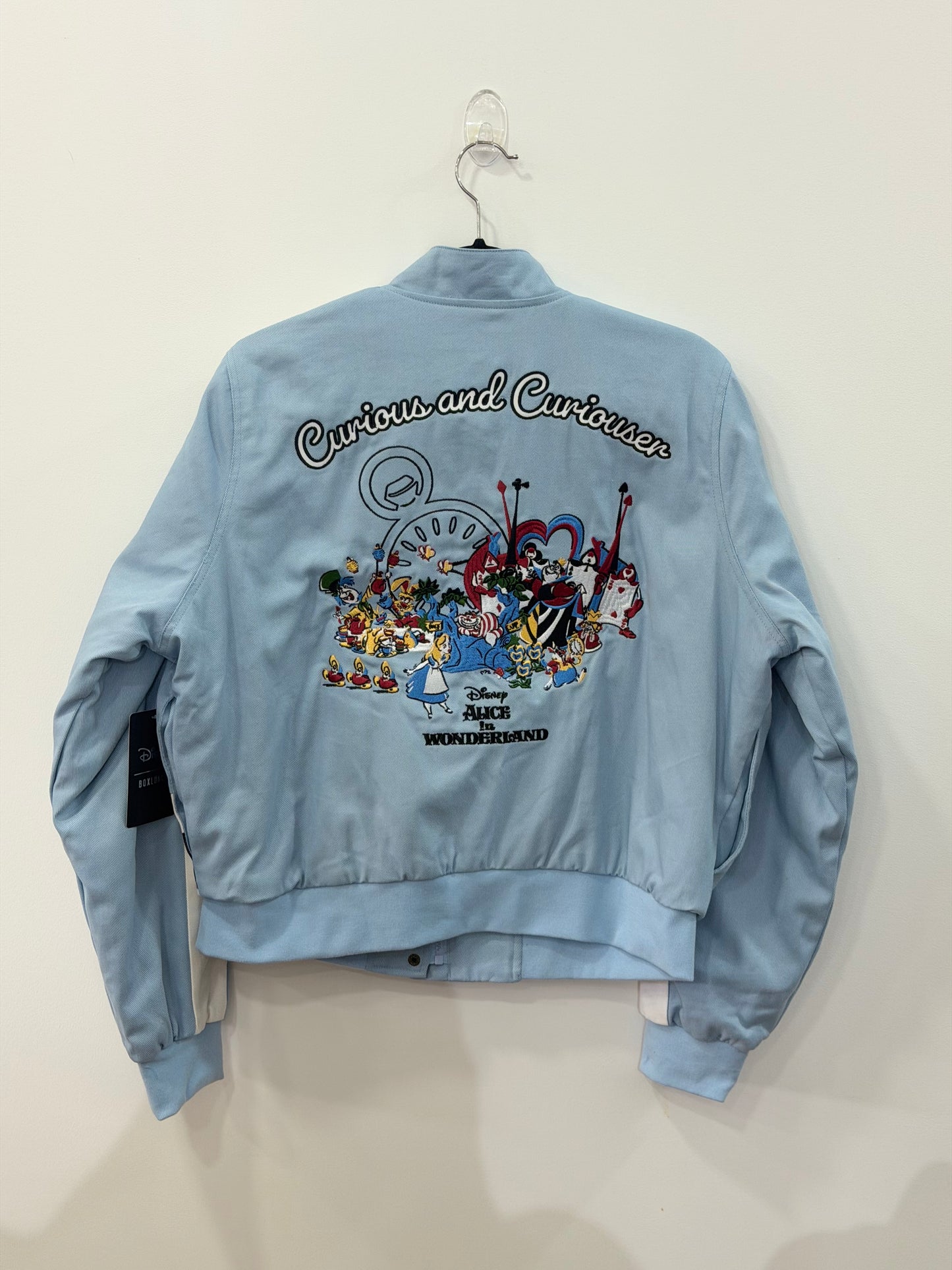 Disney Alice In Wonderland Icons Women’s Cropped Moto Jacket Medium