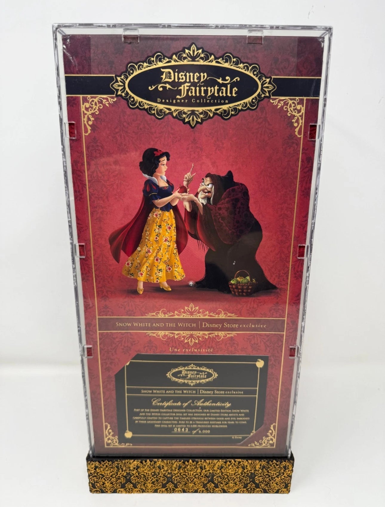 Disney Fairytale Designer Collection Snow White And The Witch Limited Edition Doll Set