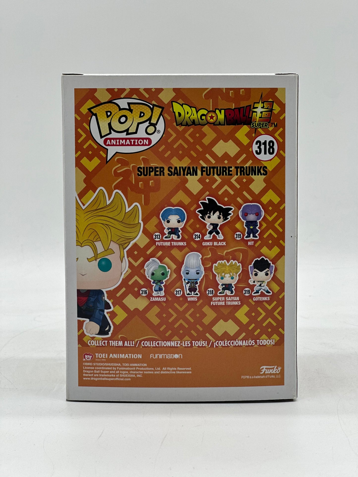 Pop! Animation Dragon Ball Z Super 318 Super Saiyan Future Trunks HotTopic Exclusive