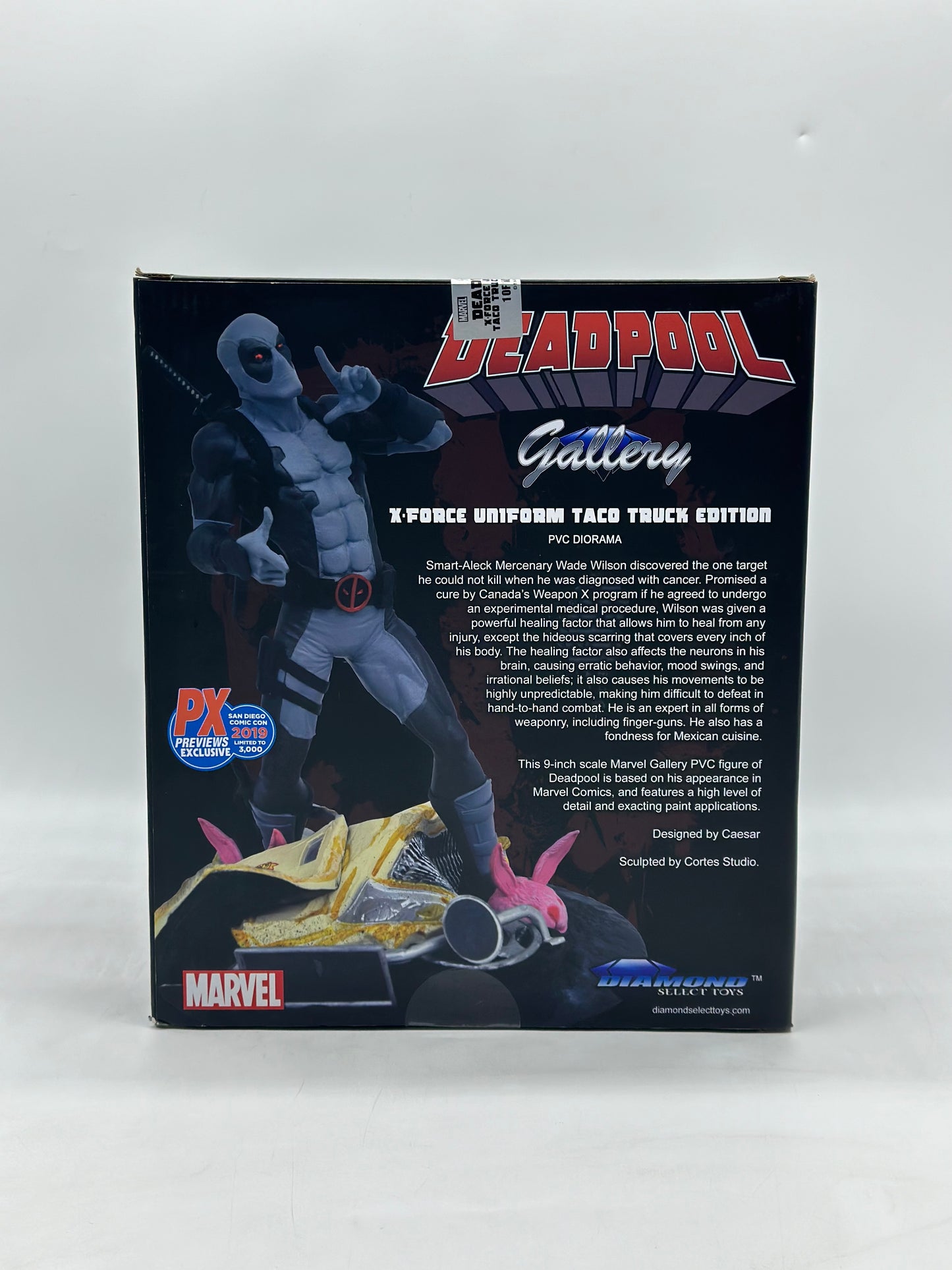 Deadpool Marvel X-Force Uniform Taco Truck Edition PVC Diorama San Diego Comic Con International 2019 PX Previews Exclusive