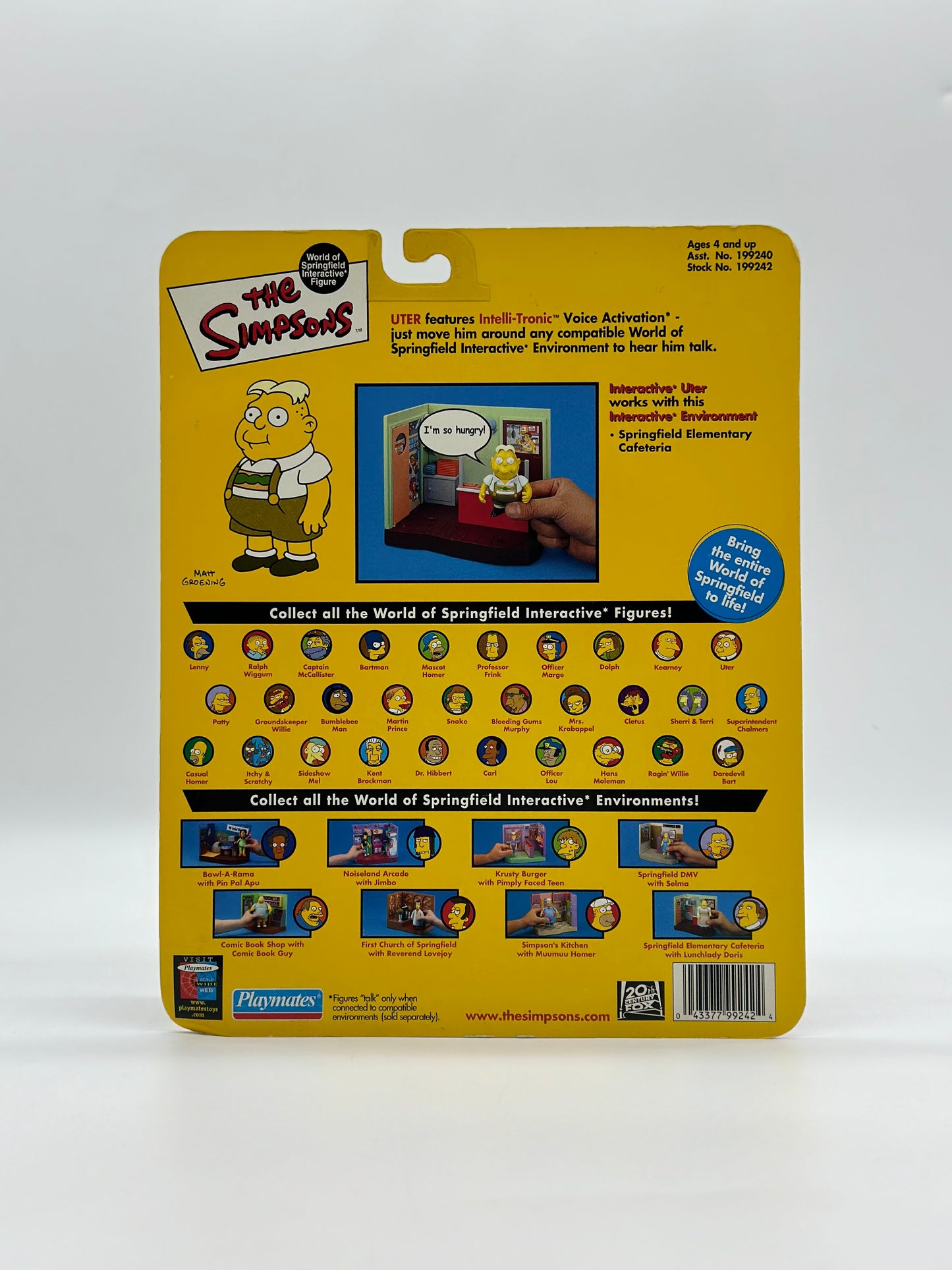The Simpsons World Of Springfield Interactive Figure Uter