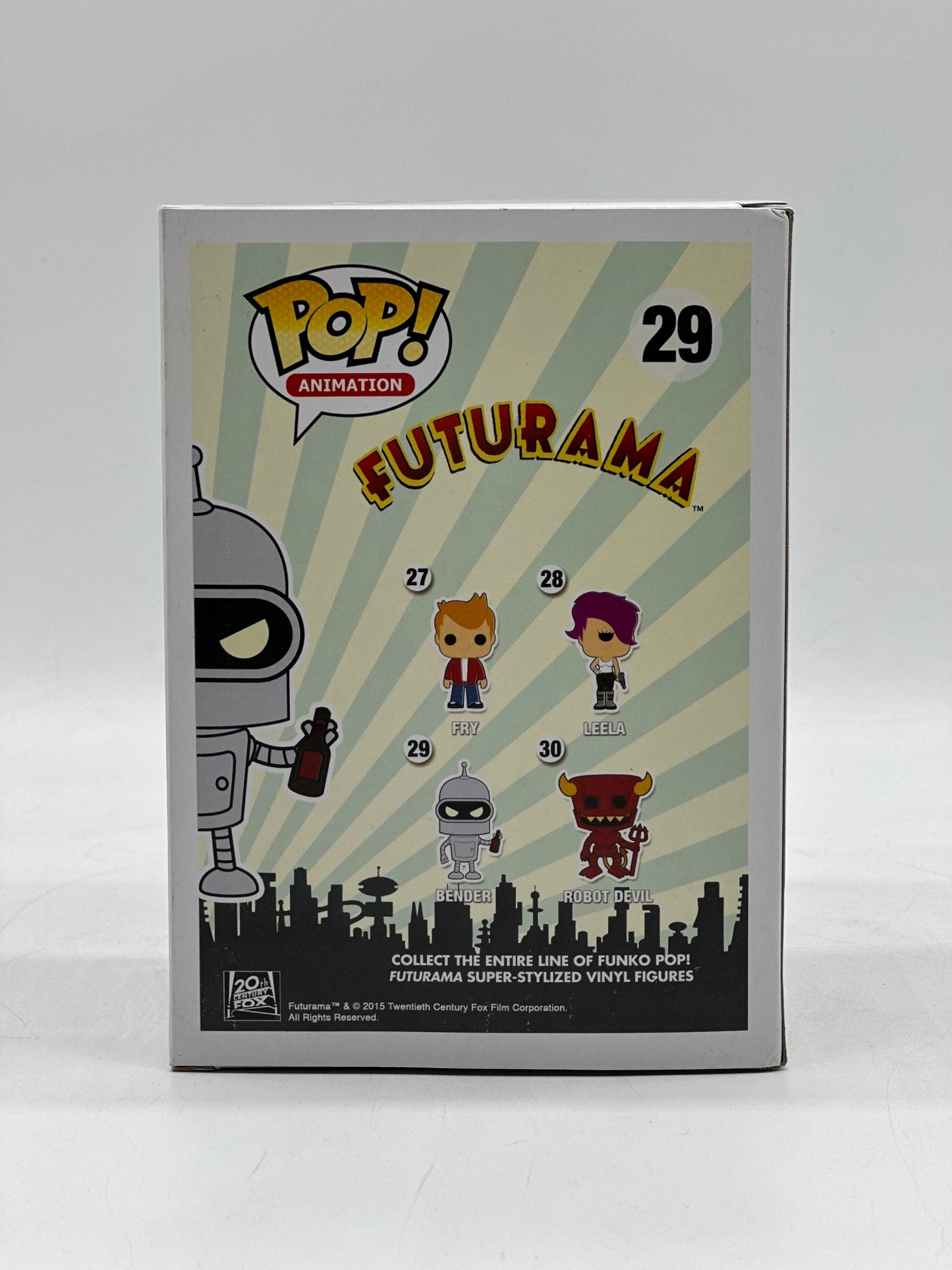 Pop! Animation Futurama 29 Bender 2015 Summer Convention Exclusive