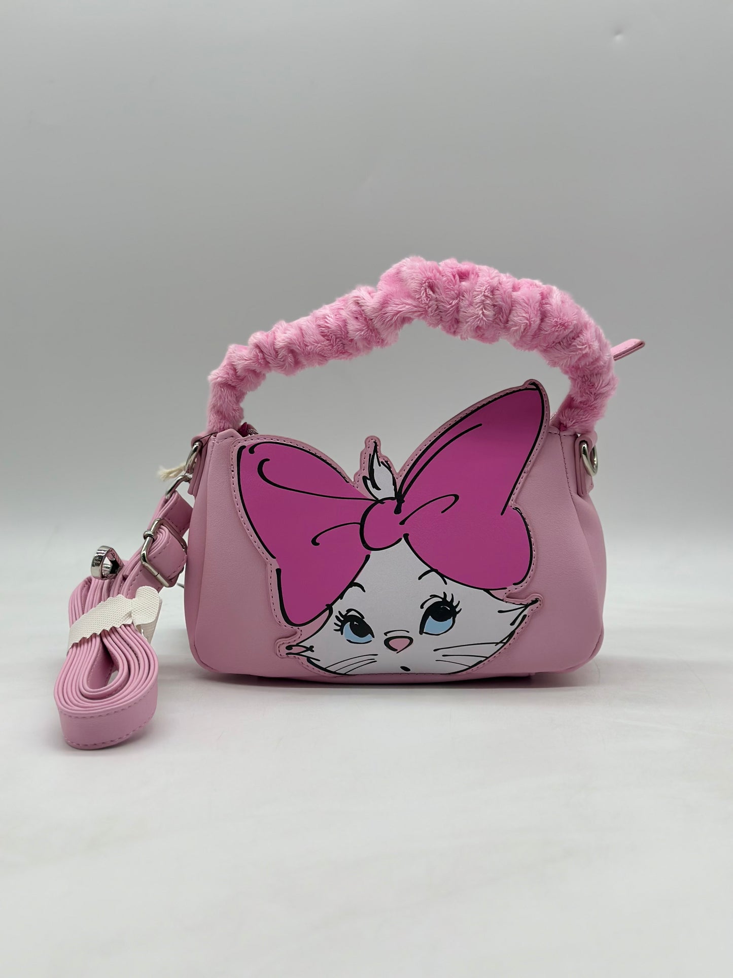 Disney The Aristocats Marie Pink Bow Baguette Crossbody