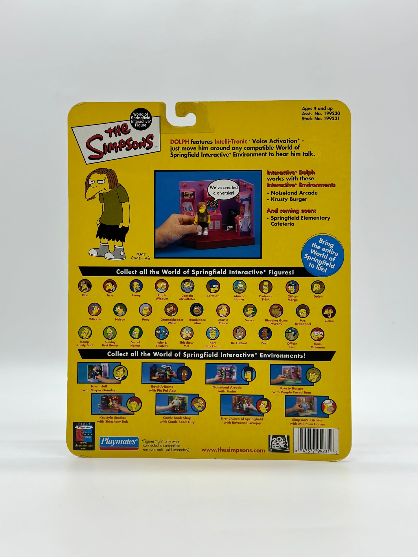 The Simpsons World Of Springfield Interactive Figure Dolph