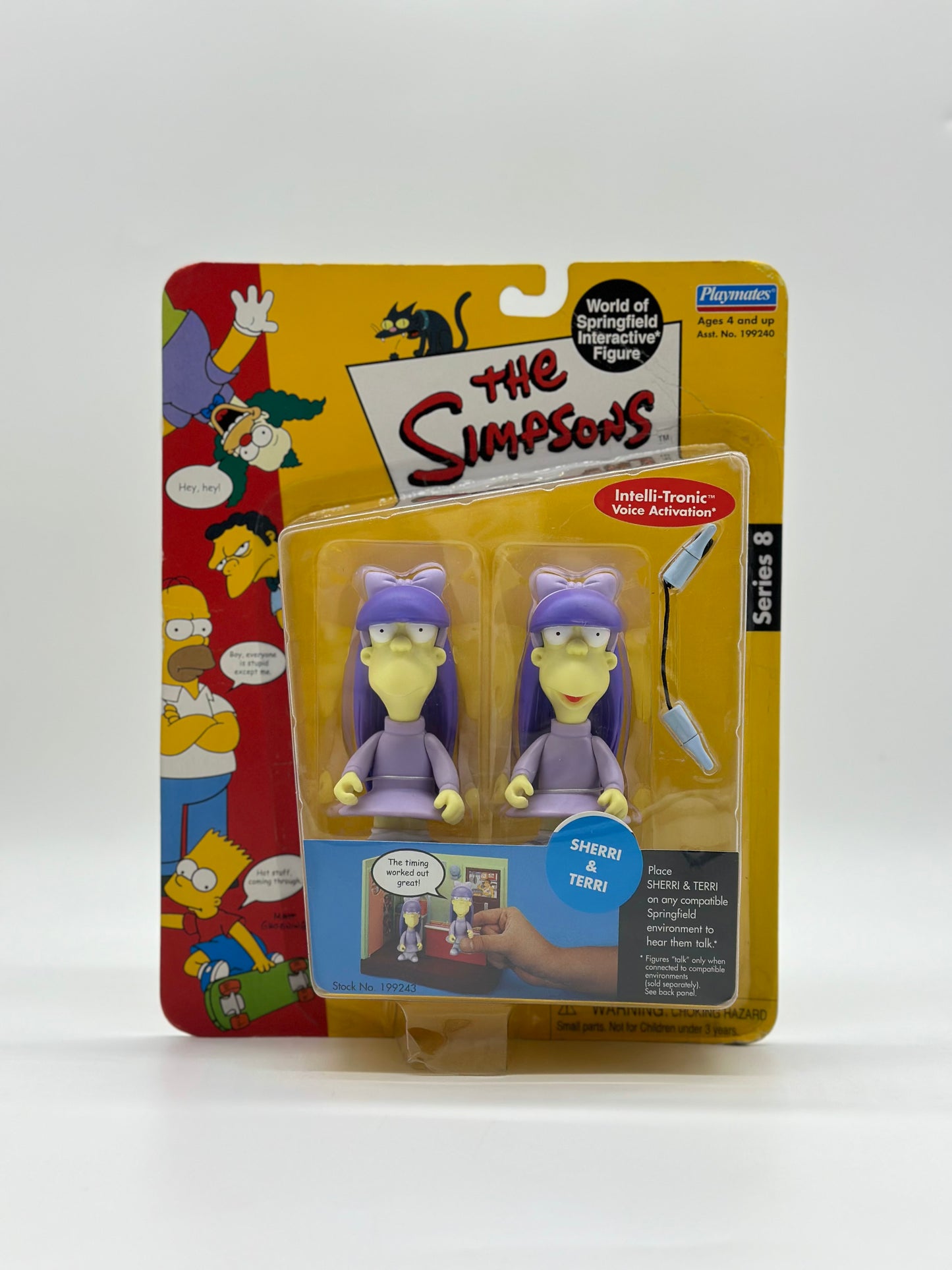 The Simpsons World Of Springfield Interactive Figure Sherri & Terri