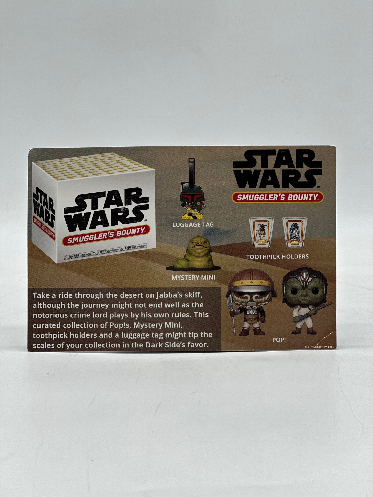 Pop! Star Wars Smuggler’s Bounty Lando Calrissian & Klaatu (Skiff Guard) Box