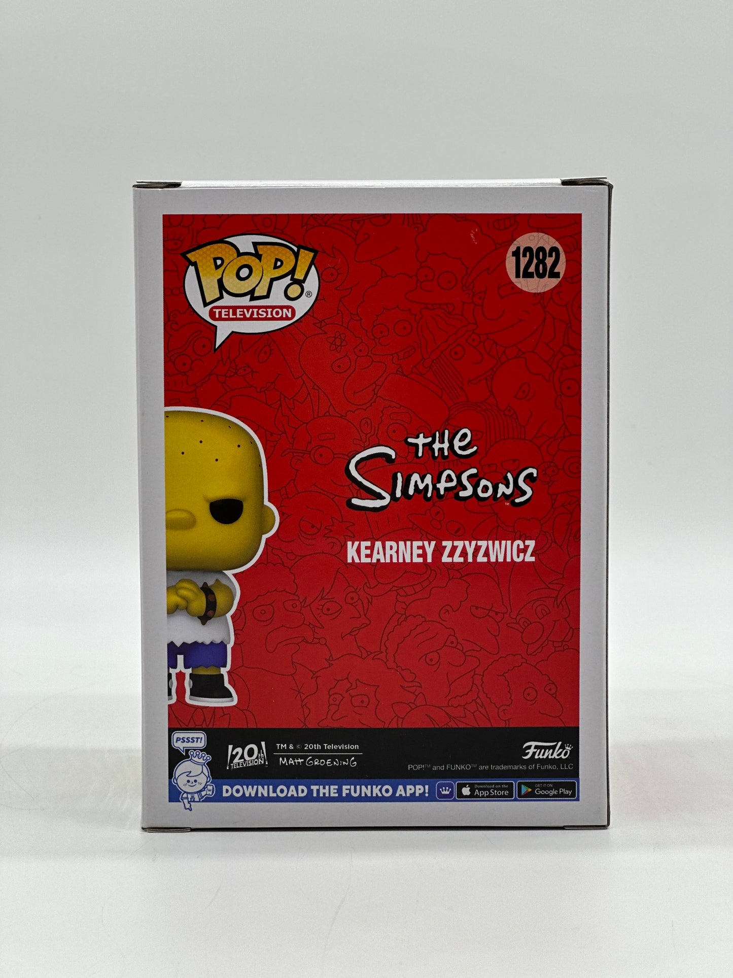 Pop! Television The Simpsons 1282 Kearney Zzyzwicz 2022 Fall Convention Limited Edition