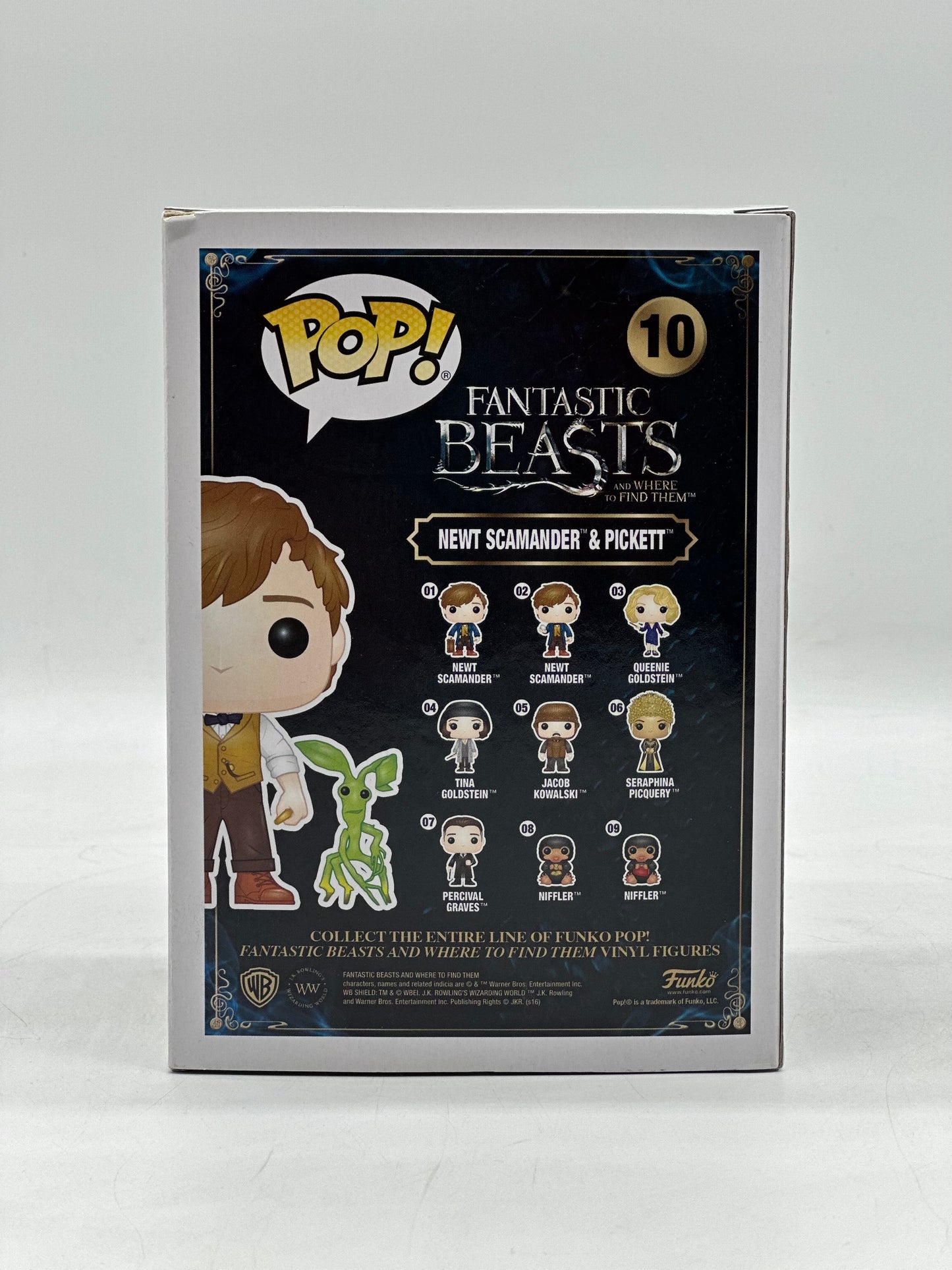 Pop! Fantastic Beasts And Where To Find Them 10 Newt Scamander & Pickett HotTopic Exclusive