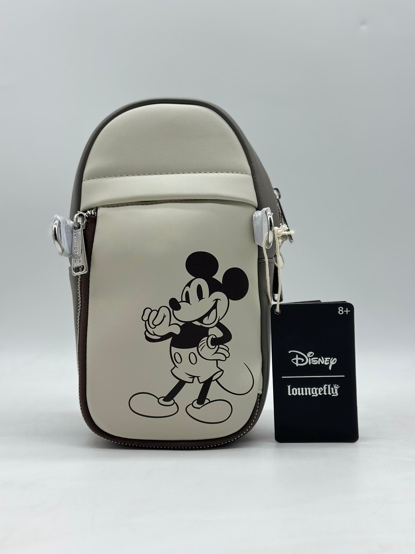 Disney Mickey Mouse & Friends Faux Leather And Canvas Crossbody