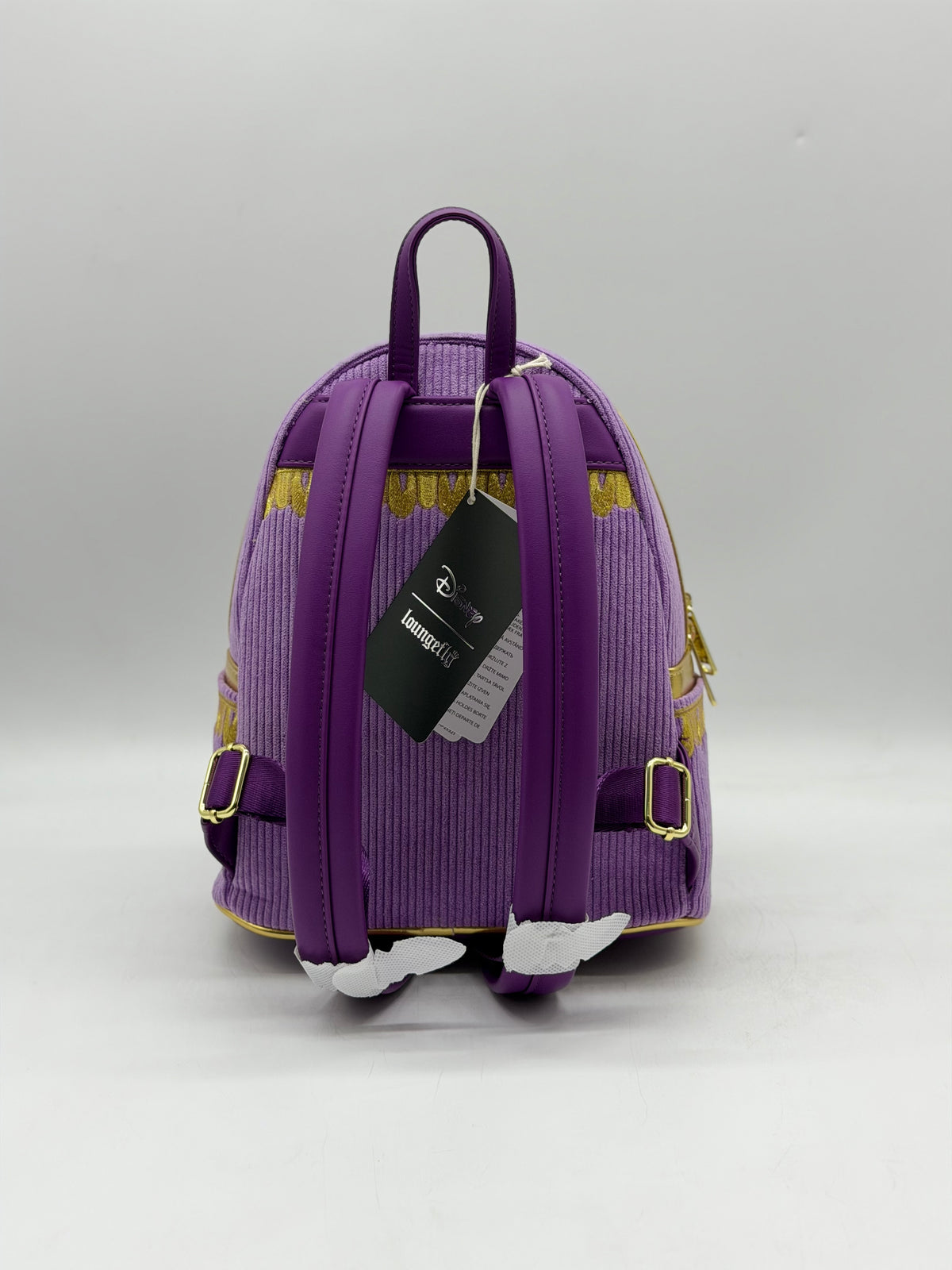 Disney Beauty And The Beast Belle Chip Figural Corduroy Mini Backpack
